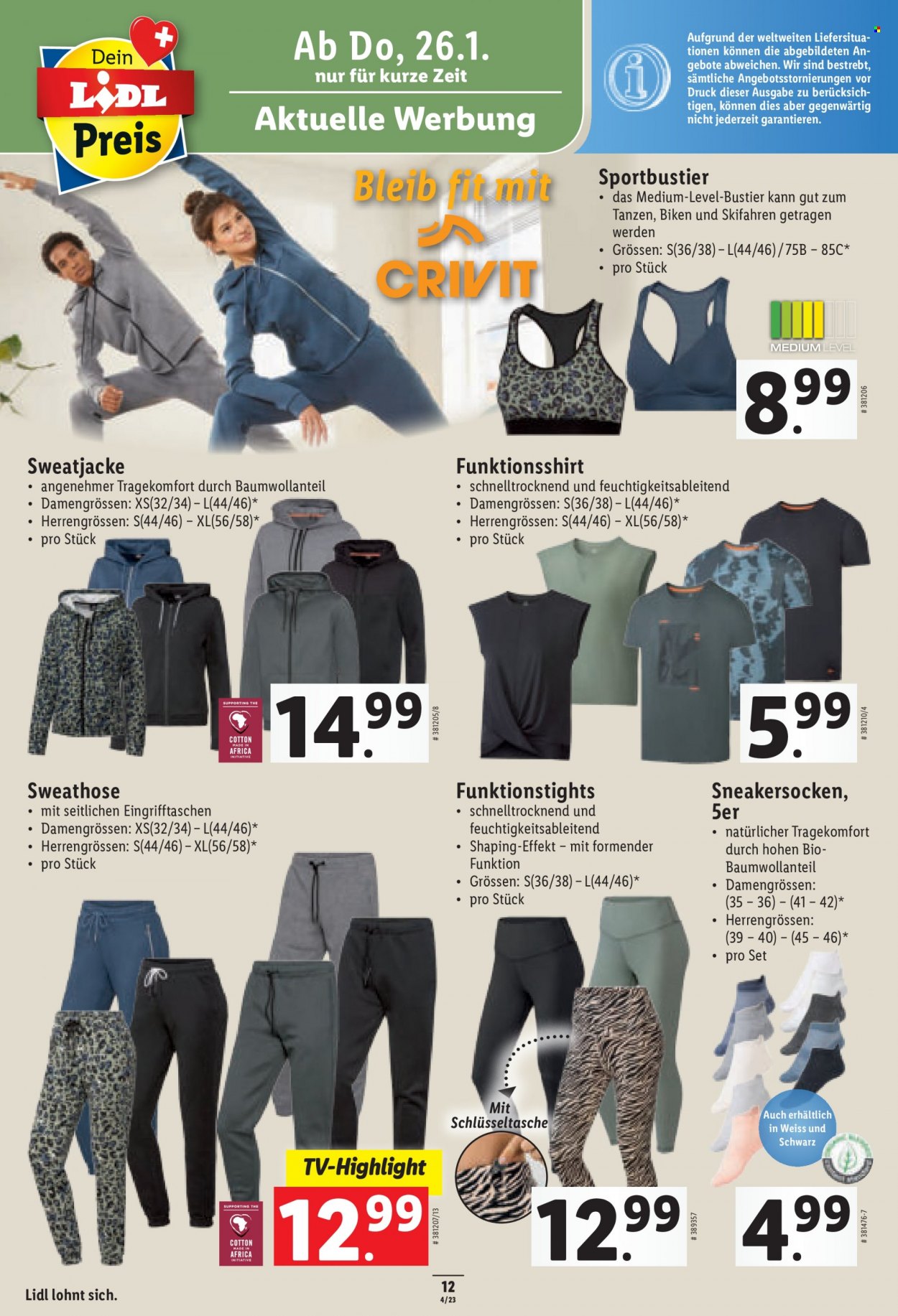 Catalogue Lidl - 26.1.2023 - 1.2.2023. Page 12.