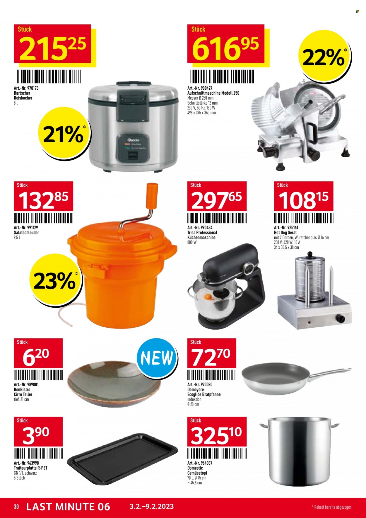 Catalogue TransGourmet - 3.2.2023 - 9.2.2023. Page 30.