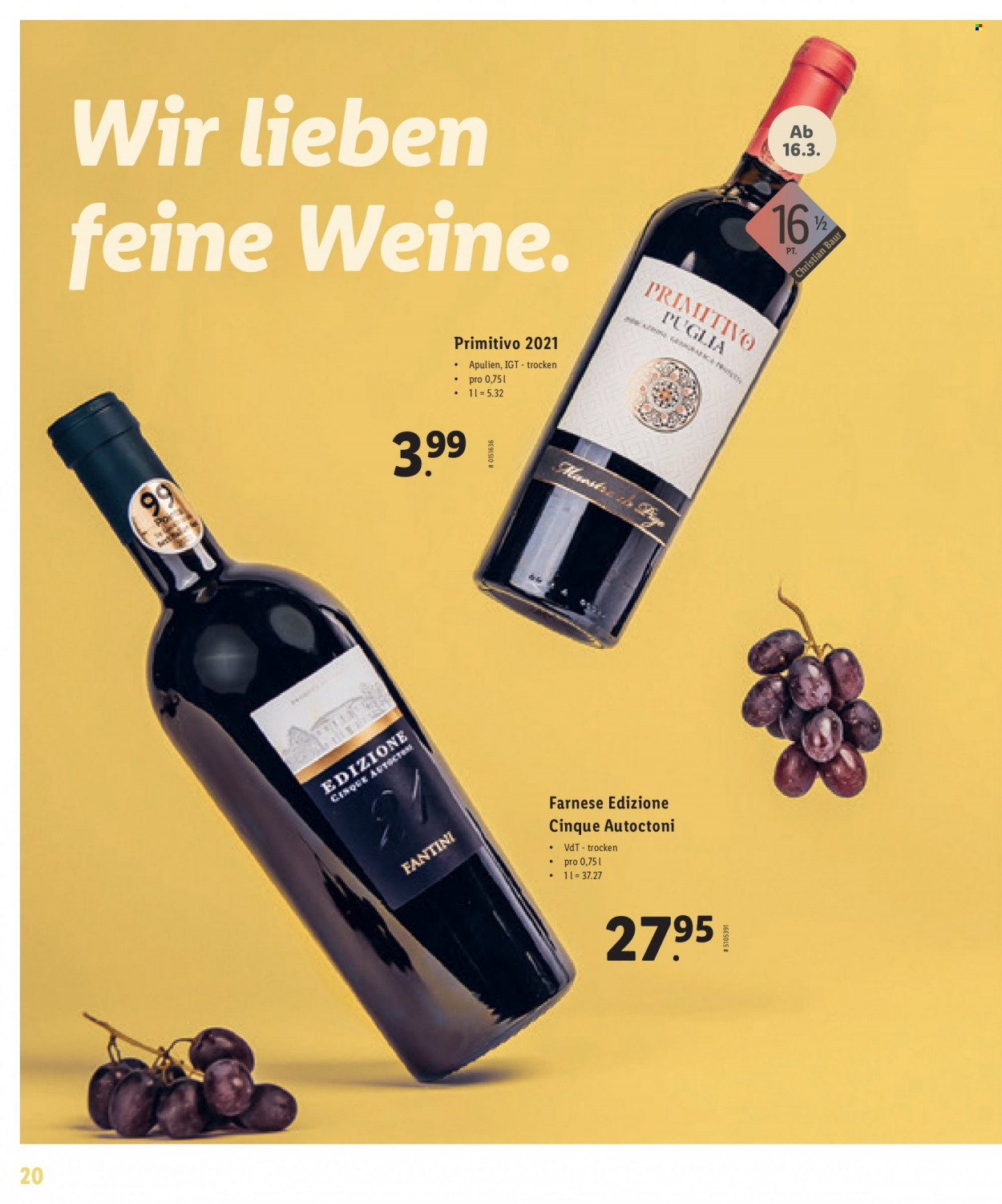 Catalogue Lidl. Page 20.