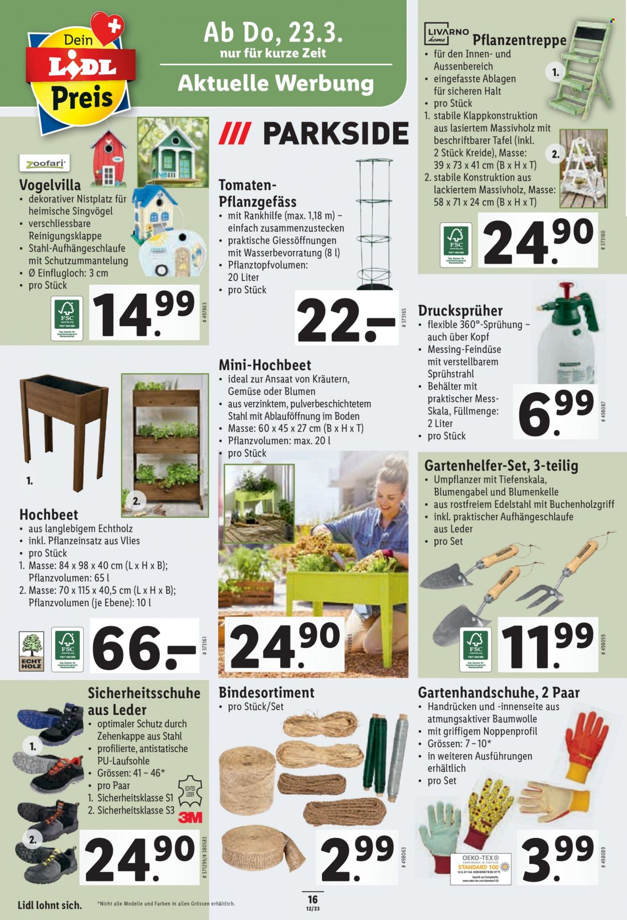 Catalogue Lidl - 23.3.2023 - 29.3.2023. Page 16.