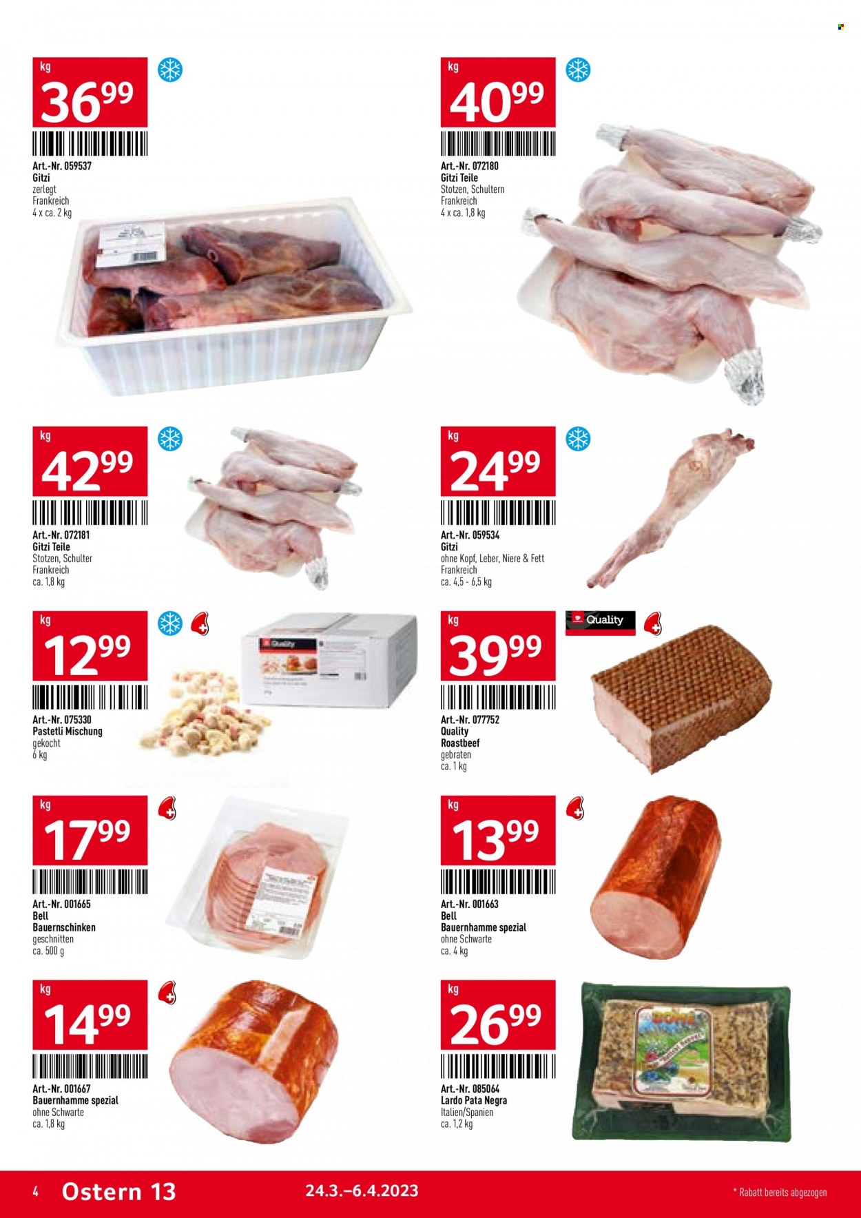 Catalogue TransGourmet - 24.3.2023 - 6.4.2023. Page 4.