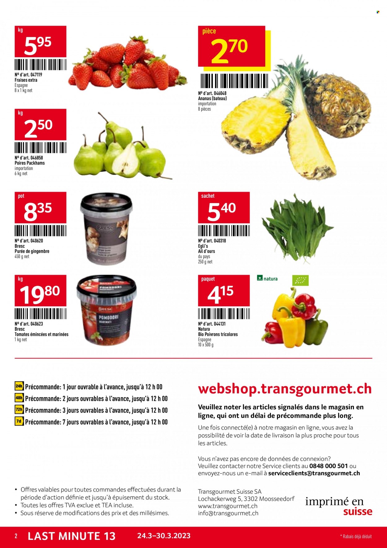 Catalogue TransGourmet - 24.3.2023 - 30.3.2023. Page 2.