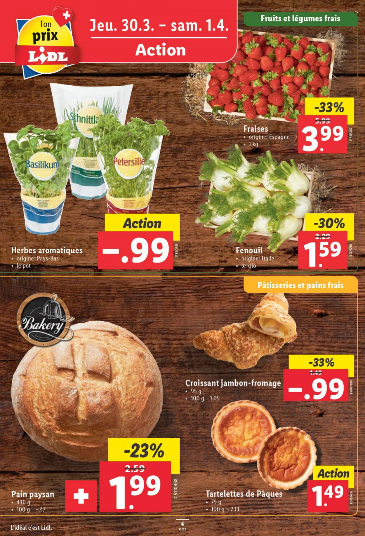Catalogue Lidl - 30.3.2023 - 4.4.2023. Page 4.