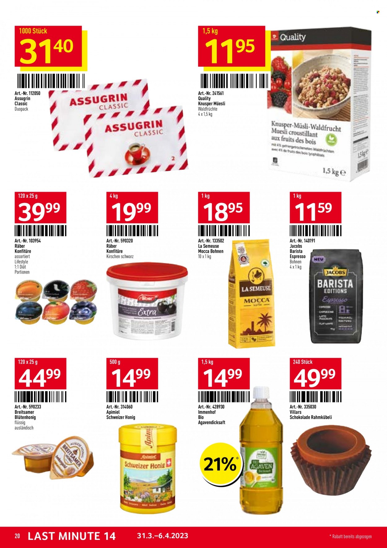 Catalogue TransGourmet - 31.3.2023 - 6.4.2023. Page 20.