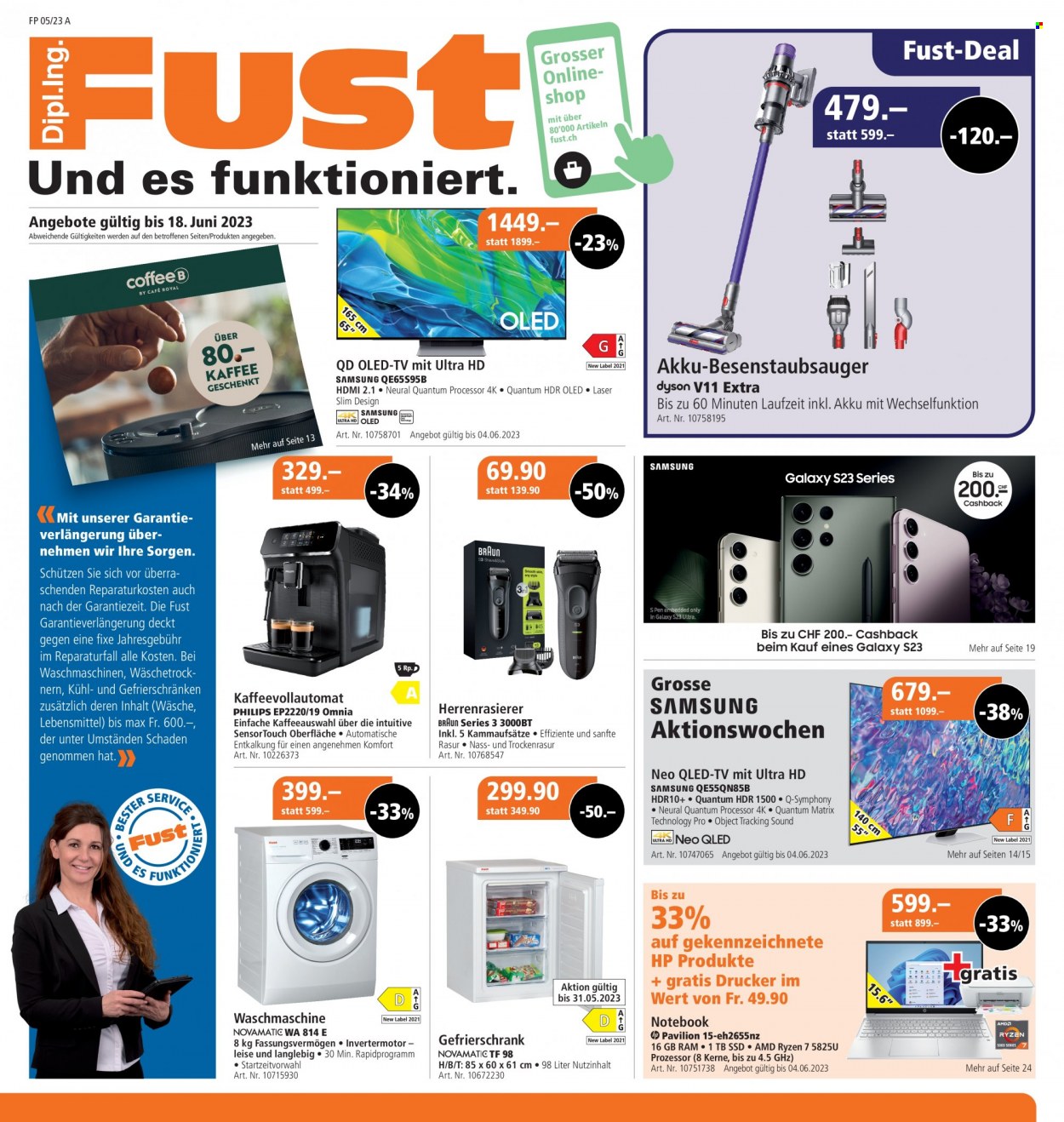 Catalogue Fust - 22.5.2023 - 18.6.2023. Page 1.