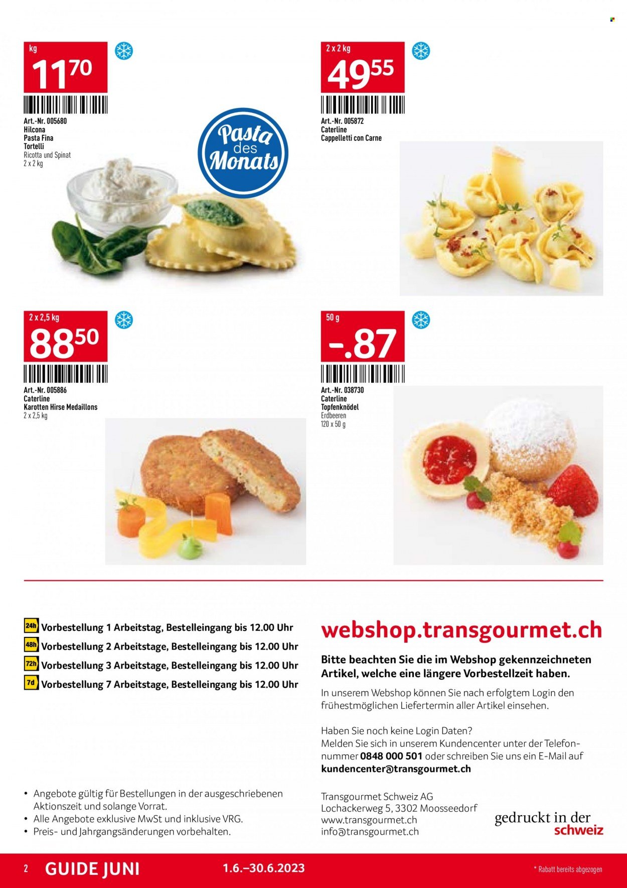 Catalogue TransGourmet - 1.6.2023 - 30.6.2023. Page 2.