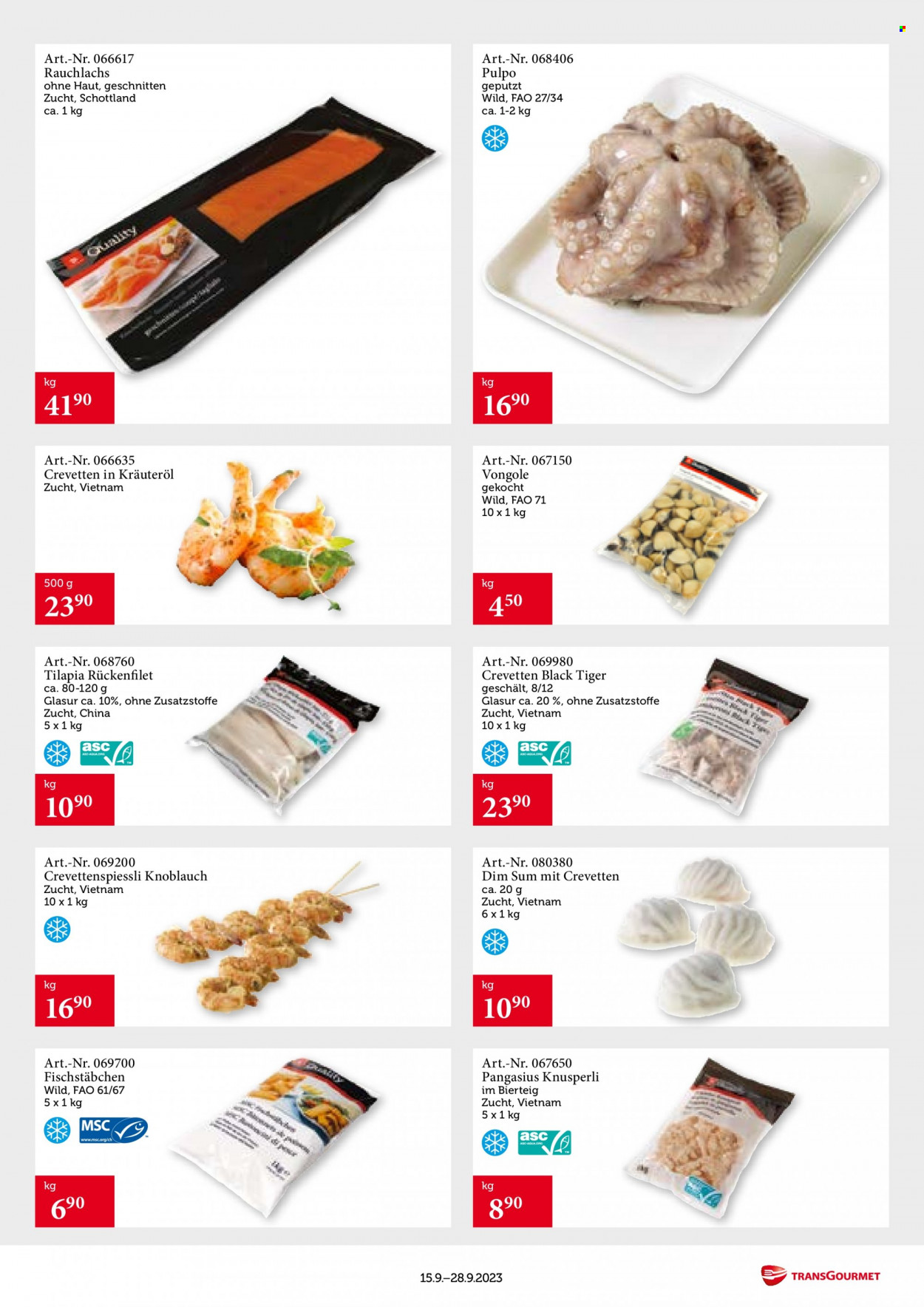 Catalogue TransGourmet - 15.9.2023 - 28.9.2023. Page 7.