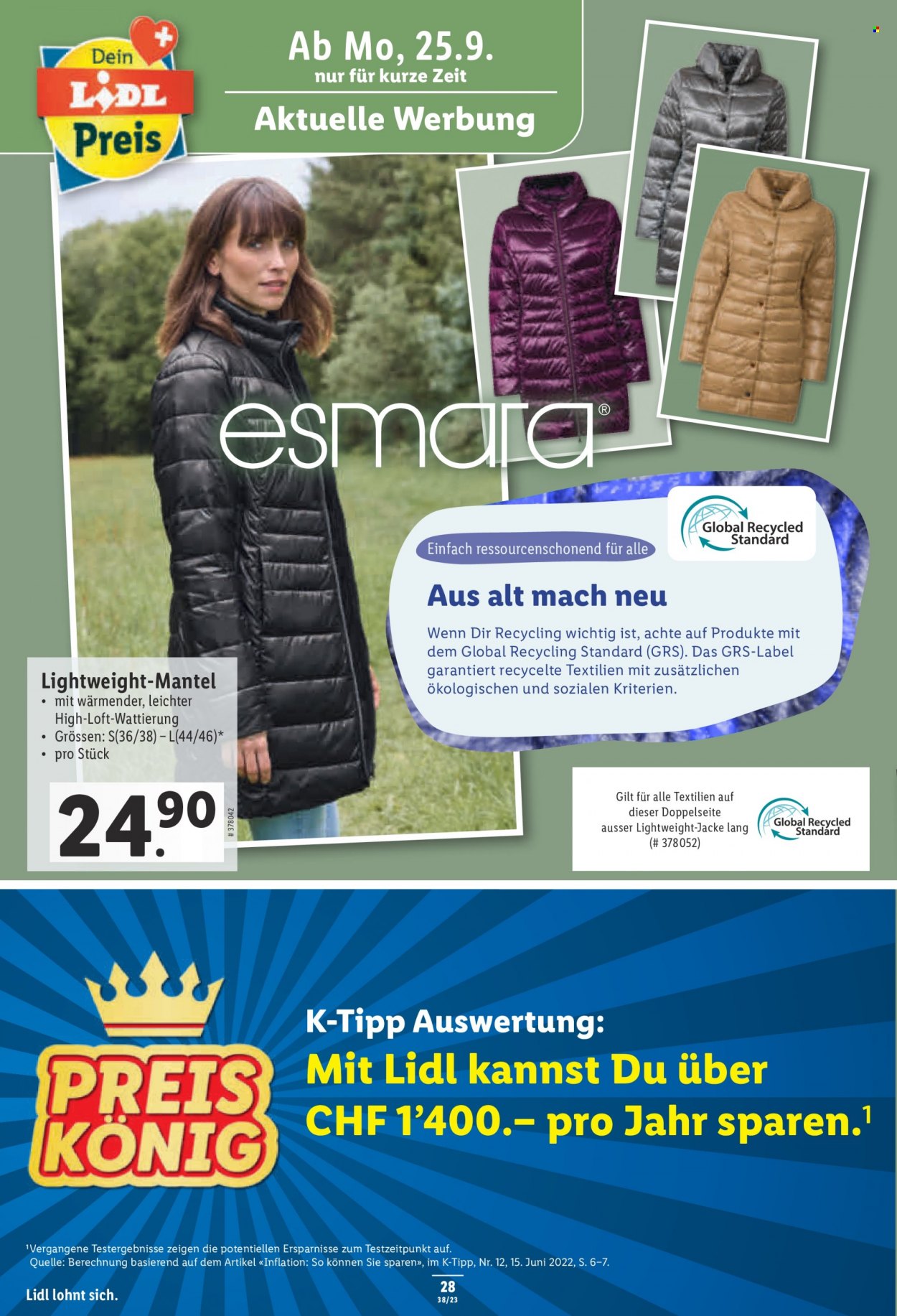 Catalogue Lidl - 21.9.2023 - 27.9.2023. Page 28.