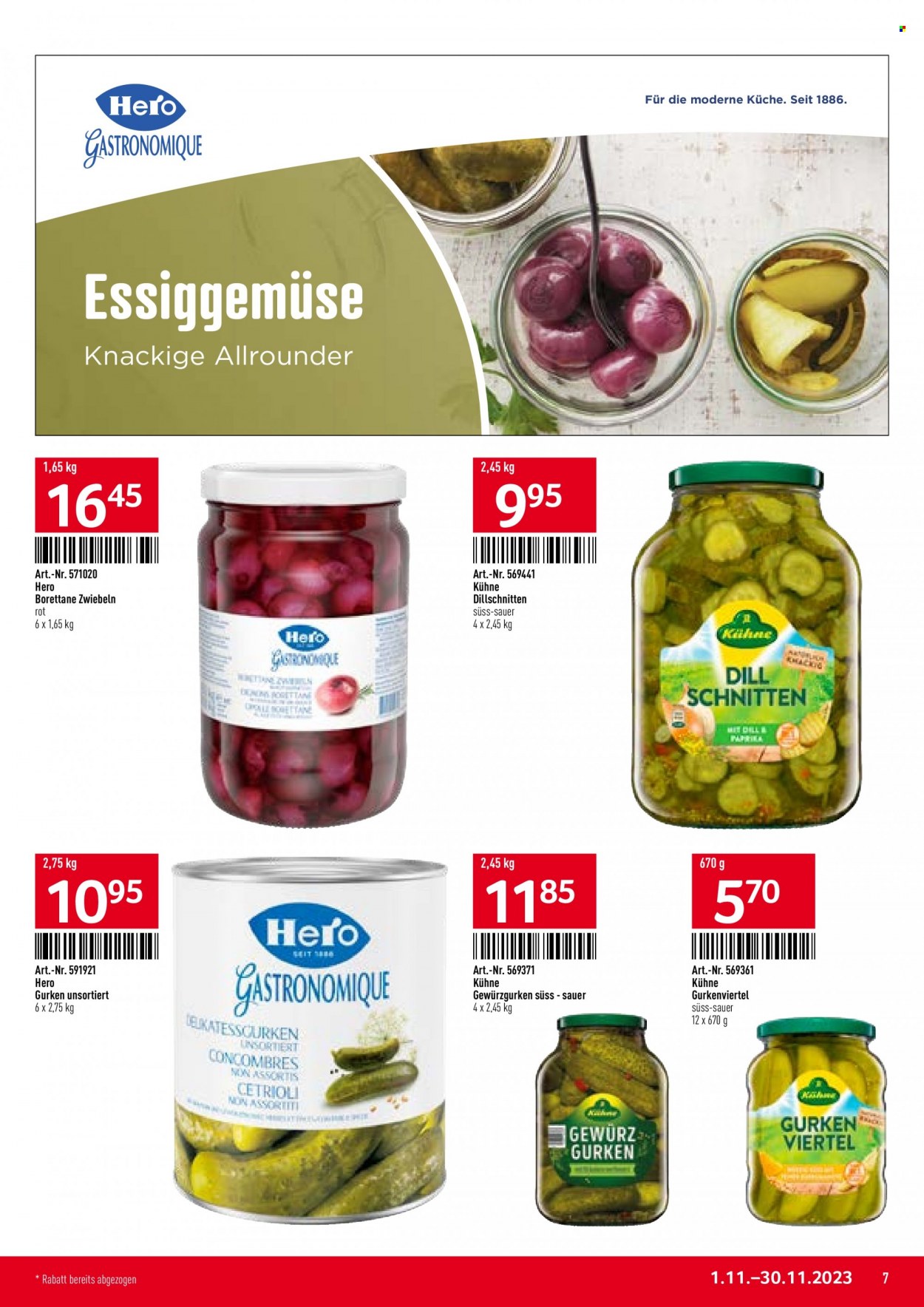Catalogue TransGourmet - 1.11.2023 - 30.11.2023. Page 7.
