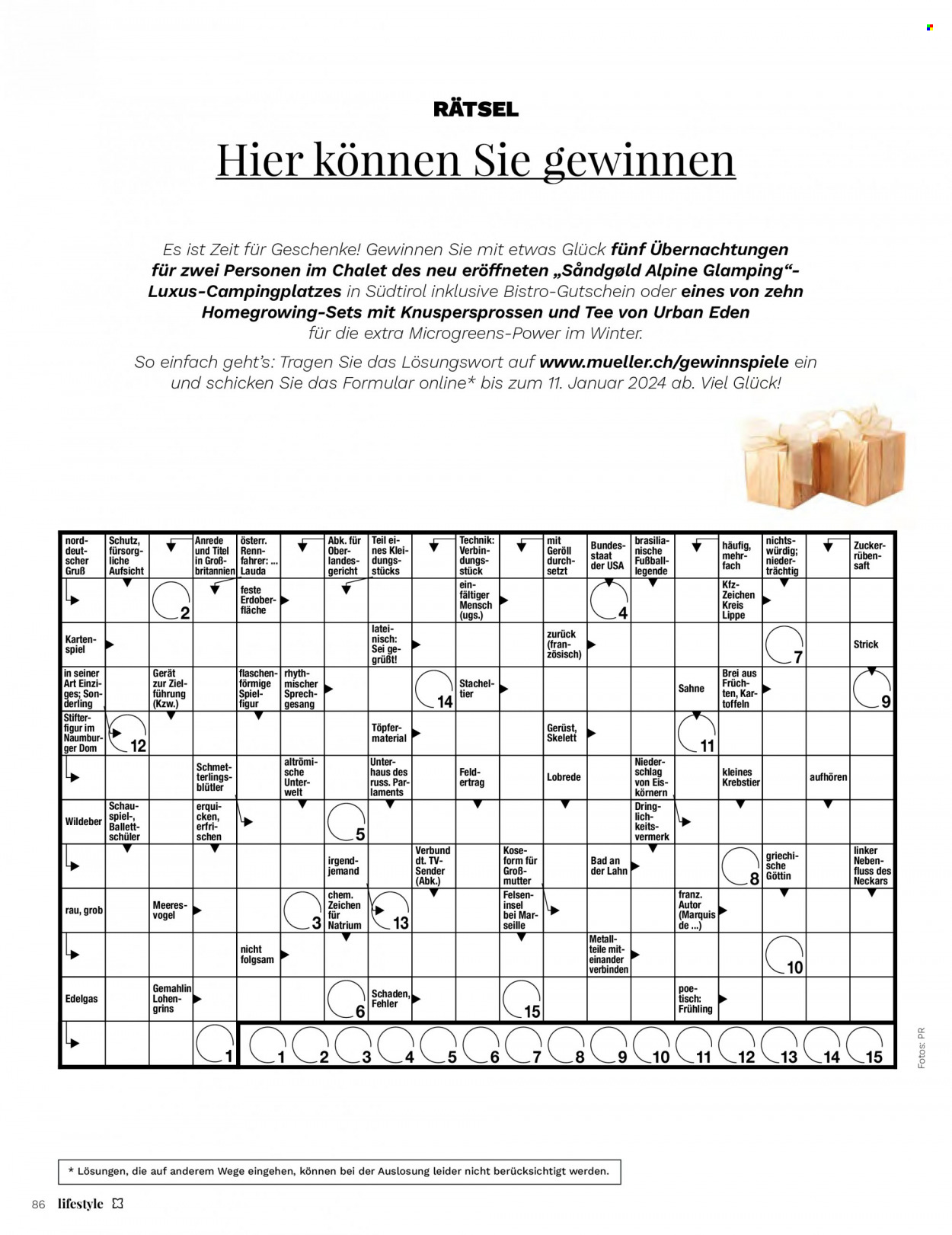 Catalogue Müller - 1.11.2023 - 31.12.2023. Page 86.