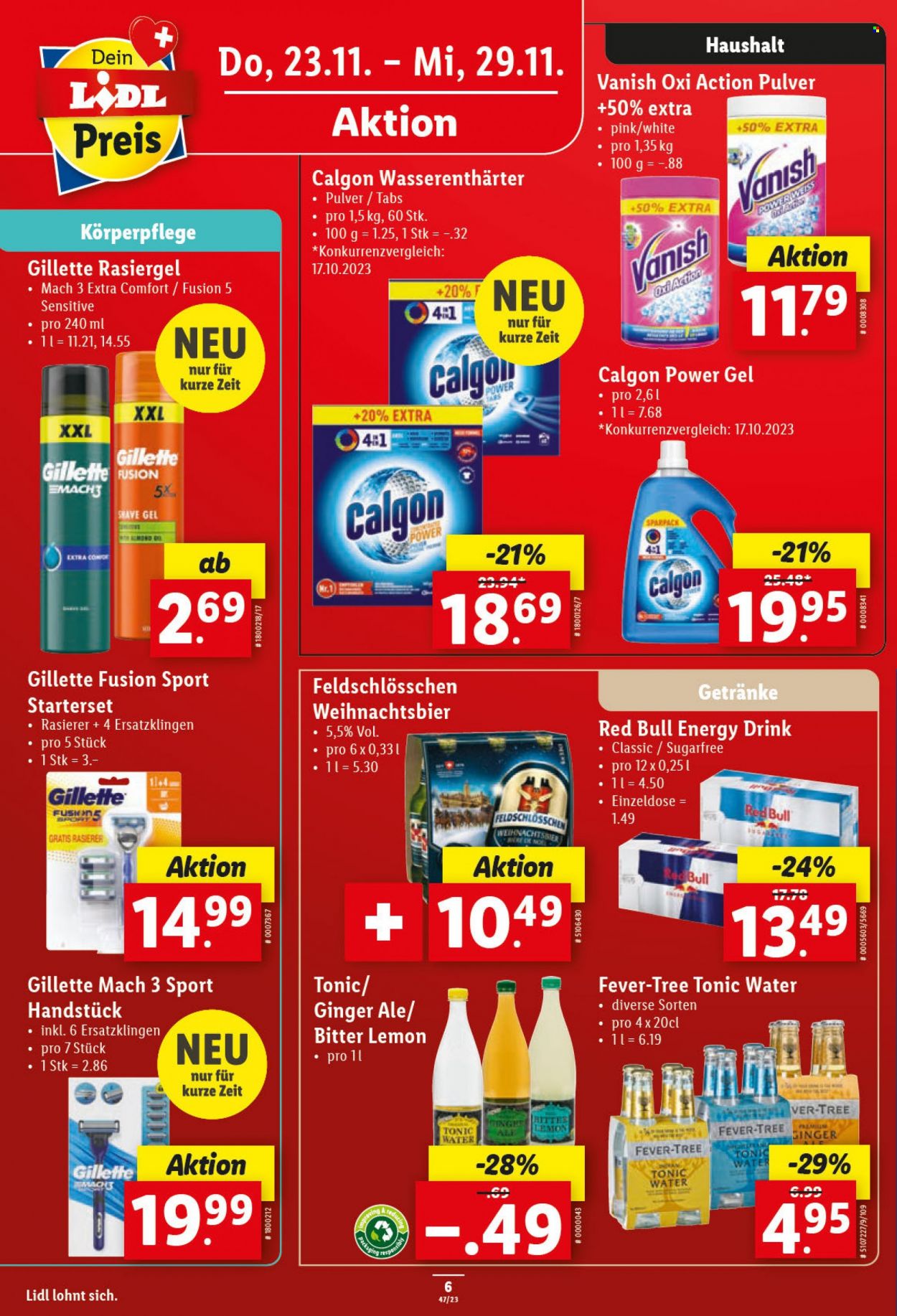 Catalogue Lidl - 23.11.2023 - 29.11.2023. Page 6.
