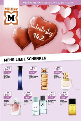 Müller - Duftende Angebote zum Valentinstag