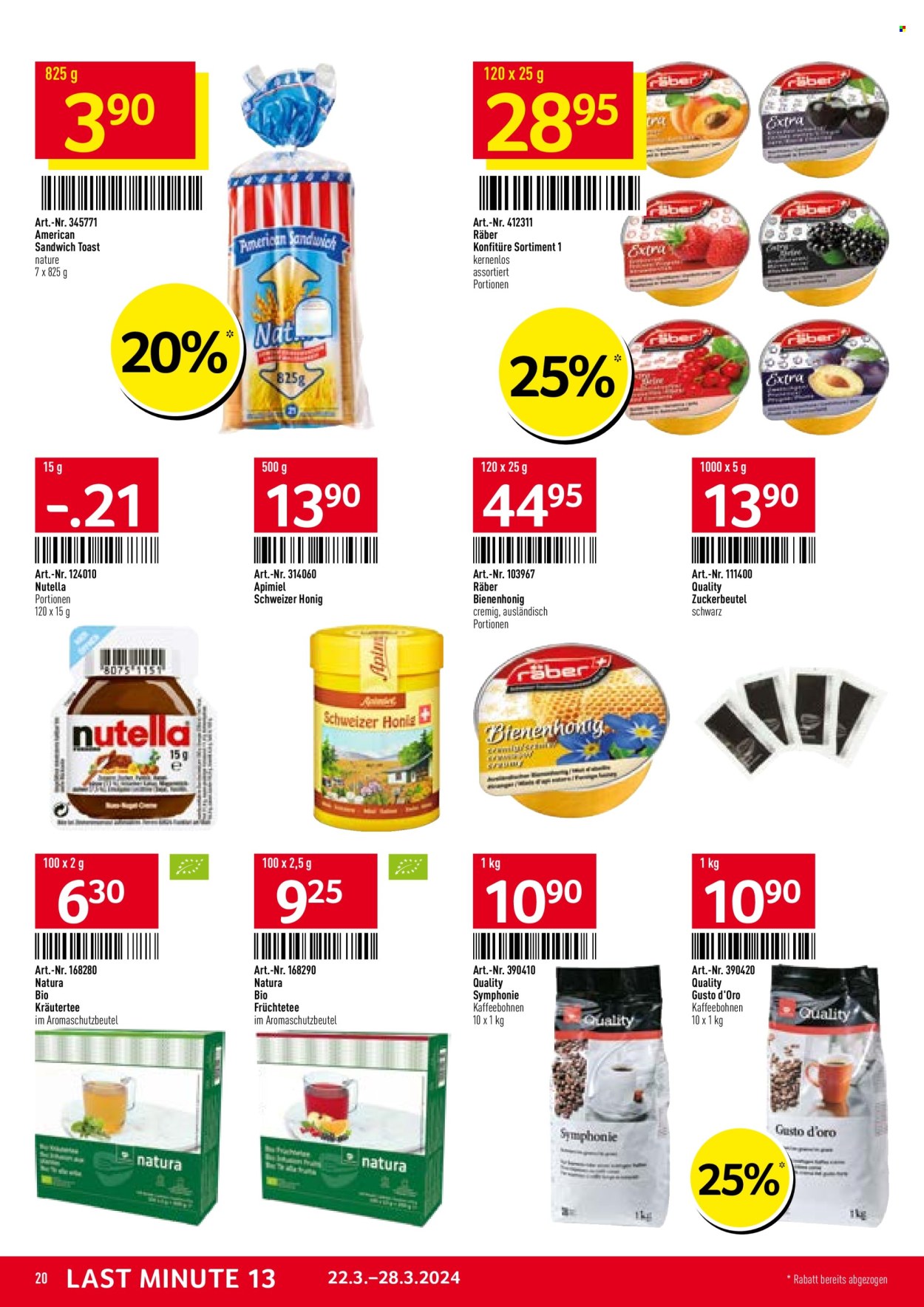 Catalogue TransGourmet - 22.3.2024 - 28.3.2024. Page 20.