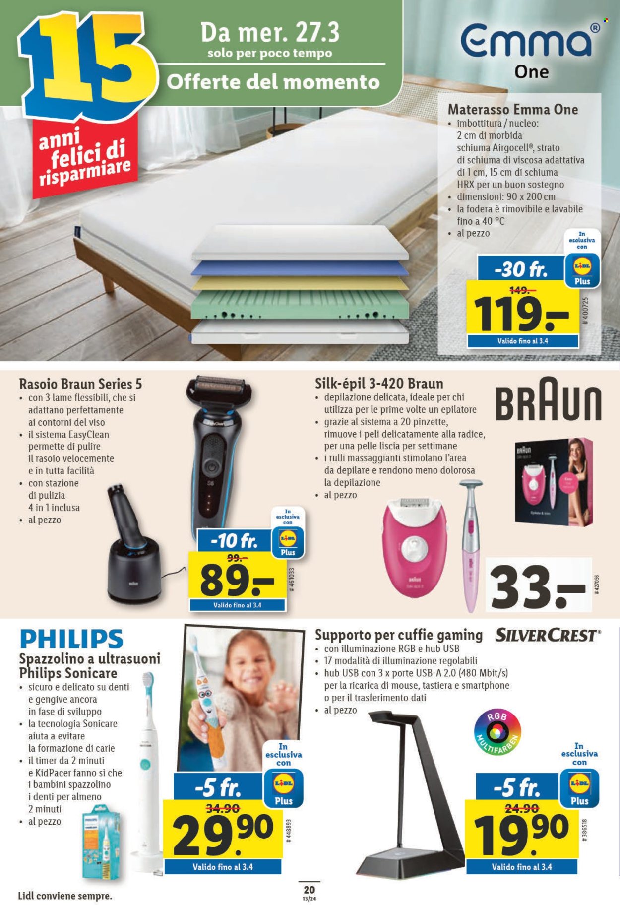 Catalogue Lidl - 27.3.2024 - 3.4.2024. Page 20.