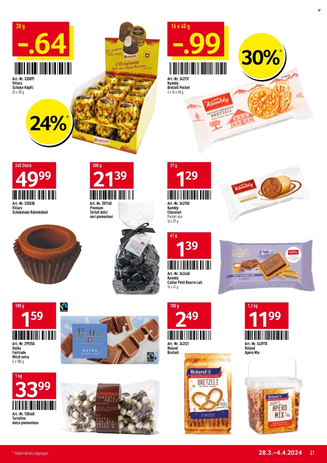 Catalogue TransGourmet - 29.3.2024 - 4.4.2024. Page 21.
