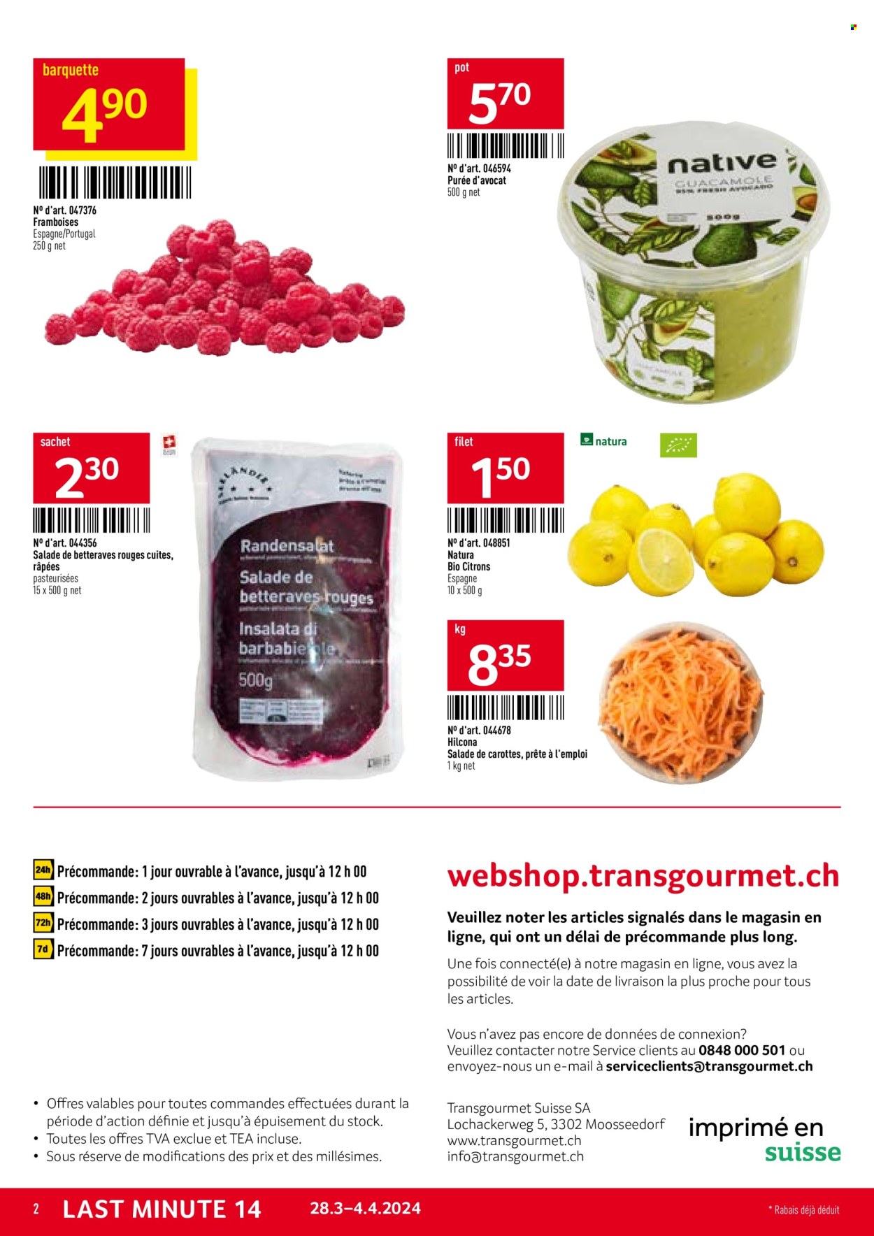 Catalogue TransGourmet - 28.3.2024 - 4.4.2024. Page 2.
