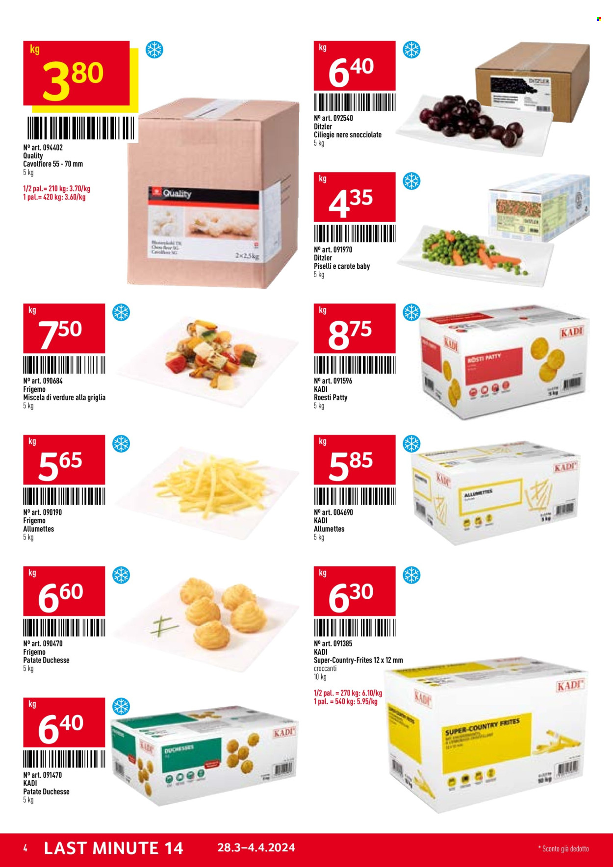 Catalogue TransGourmet - 28.3.2024 - 4.4.2024. Page 4.