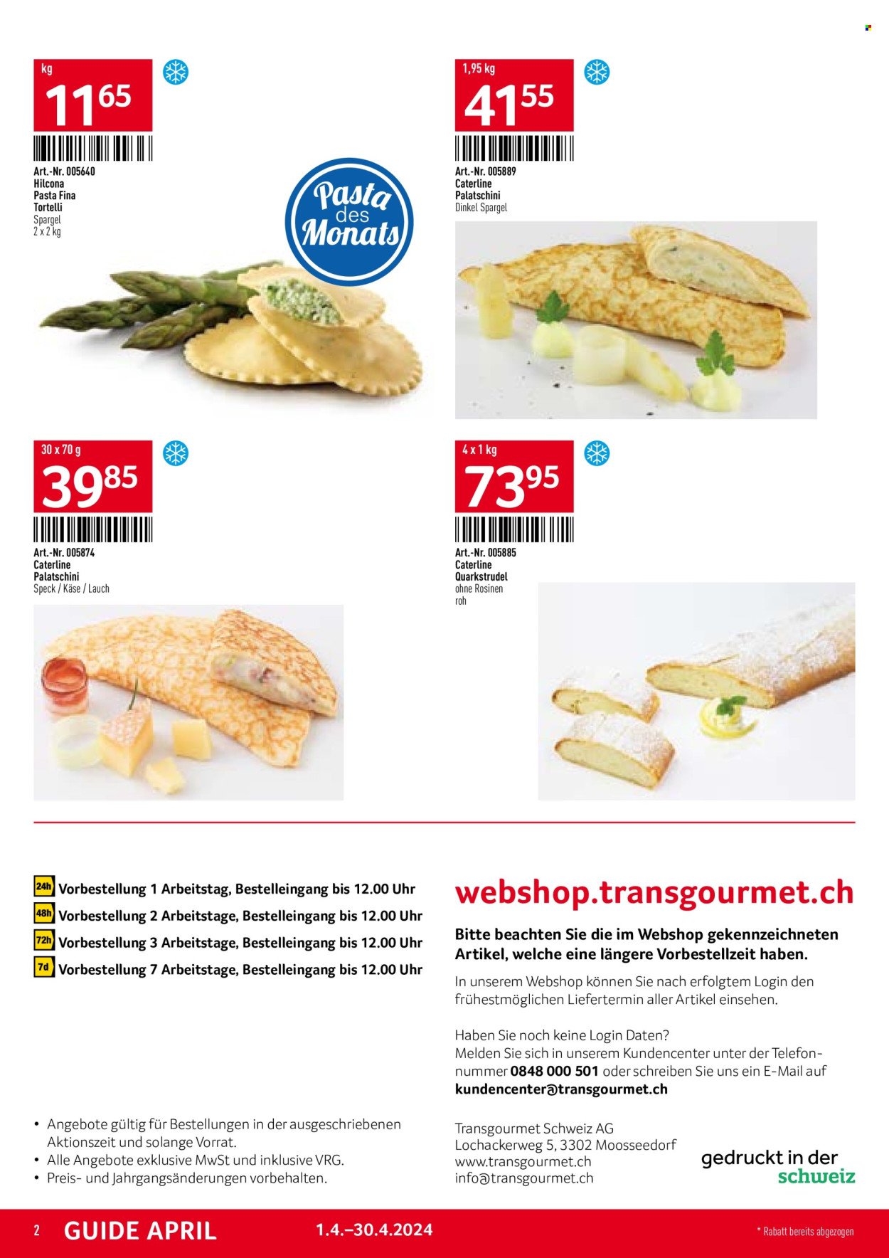 Catalogue TransGourmet - 1.4.2024 - 30.4.2024. Page 2.