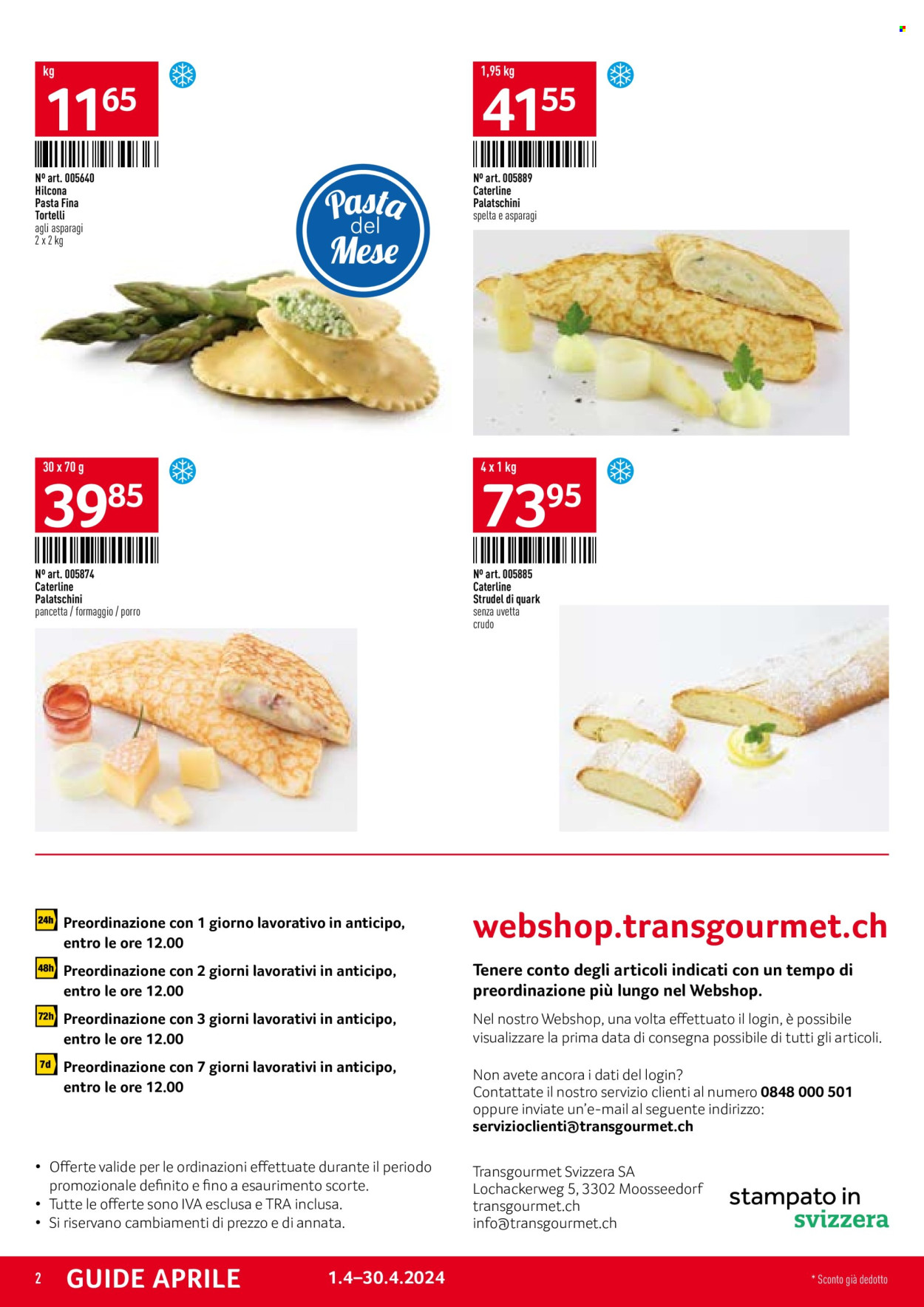 Catalogue TransGourmet - 1.4.2024 - 30.4.2024. Page 2.