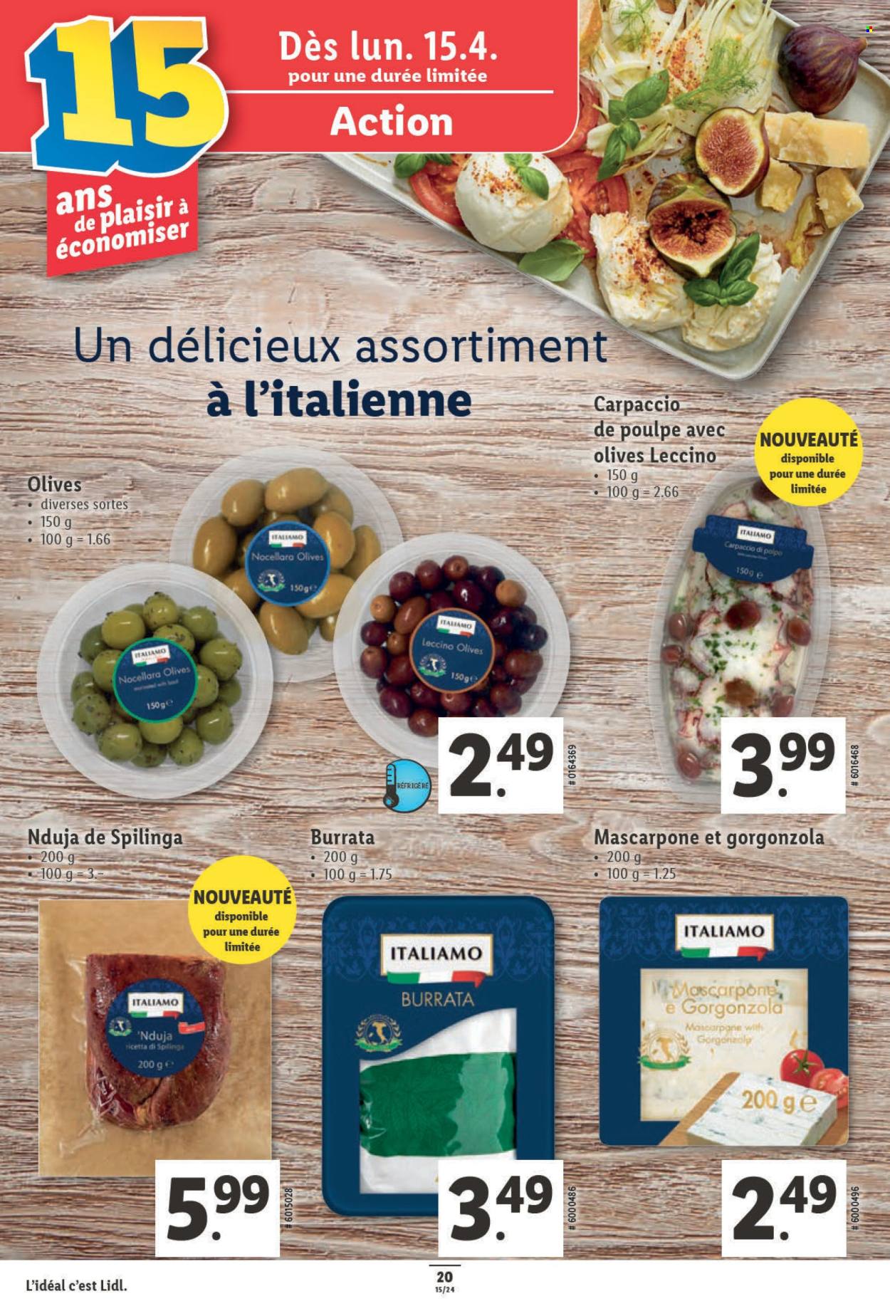 Catalogue Lidl - 11.4.2024 - 17.4.2024. Page 20.