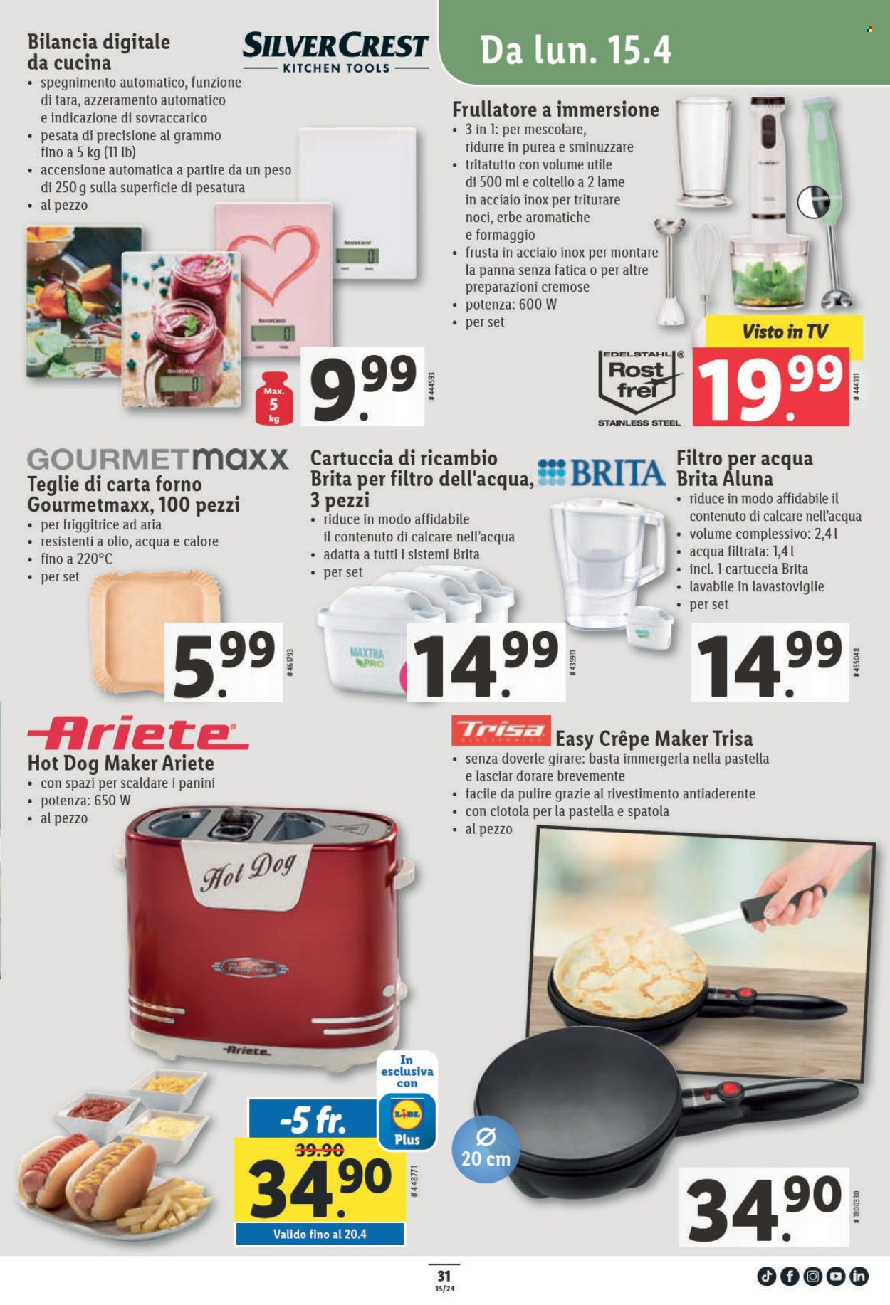 Catalogue Lidl - 11.4.2024 - 17.4.2024. Page 31.