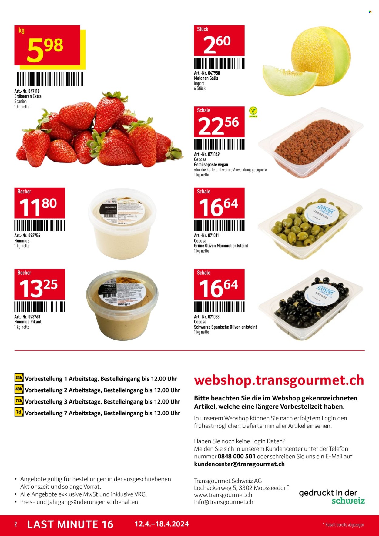 Catalogue TransGourmet - 12.4.2024 - 18.4.2024. Page 2.