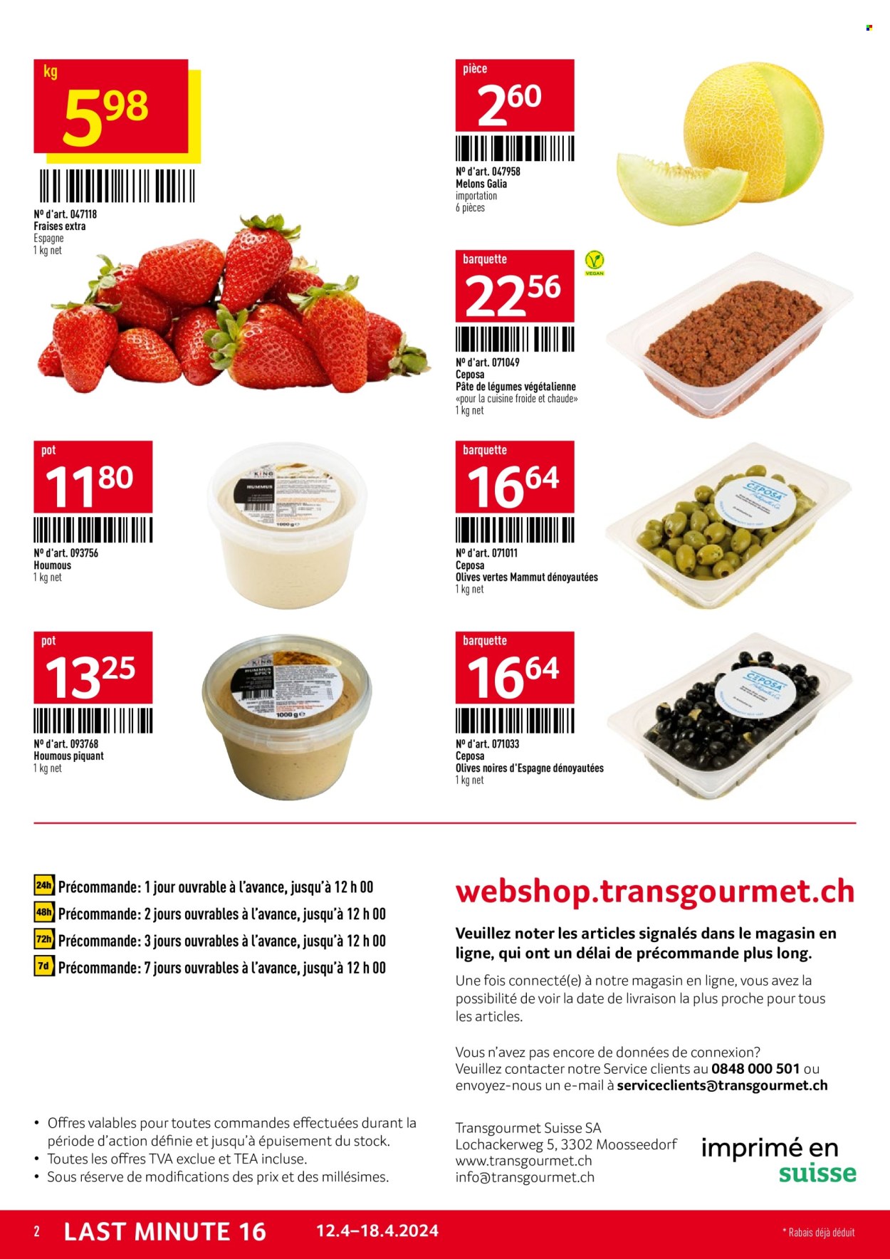Catalogue TransGourmet - 12.4.2024 - 18.4.2024. Page 2.