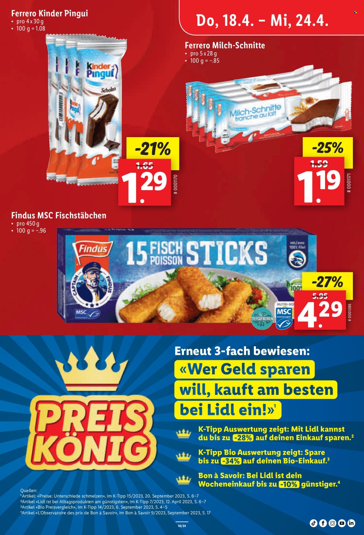 Catalogue Lidl - 18.4.2024 - 24.4.2024. Page 3.