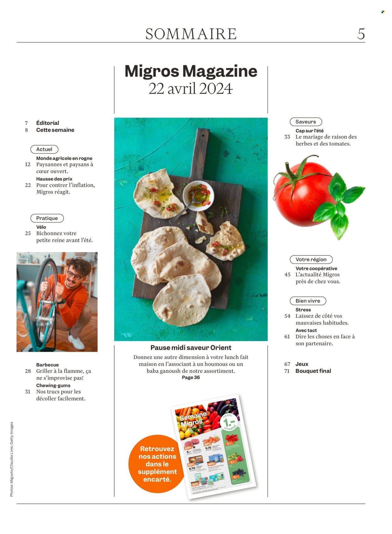 Catalogue Migros - 22.4.2024 - 28.4.2024. Page 5.