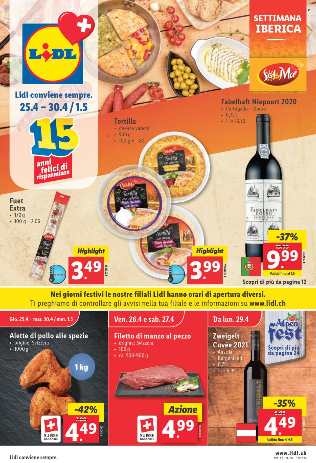 Catalogue Lidl - 25.4.2024 - 1.5.2024. Page 1.