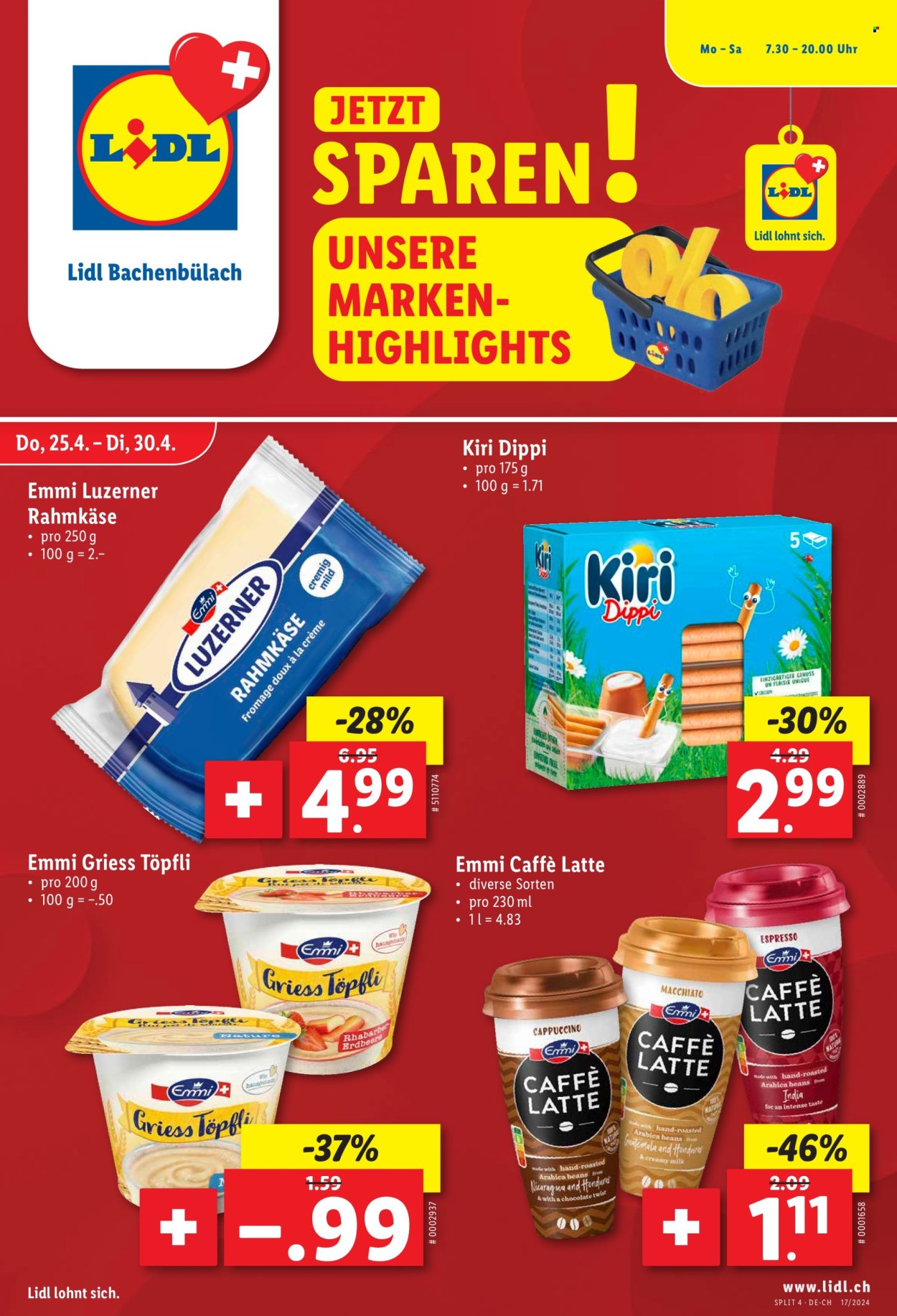 Catalogue Lidl - 25.4.2024 - 30.4.2024. Page 1.