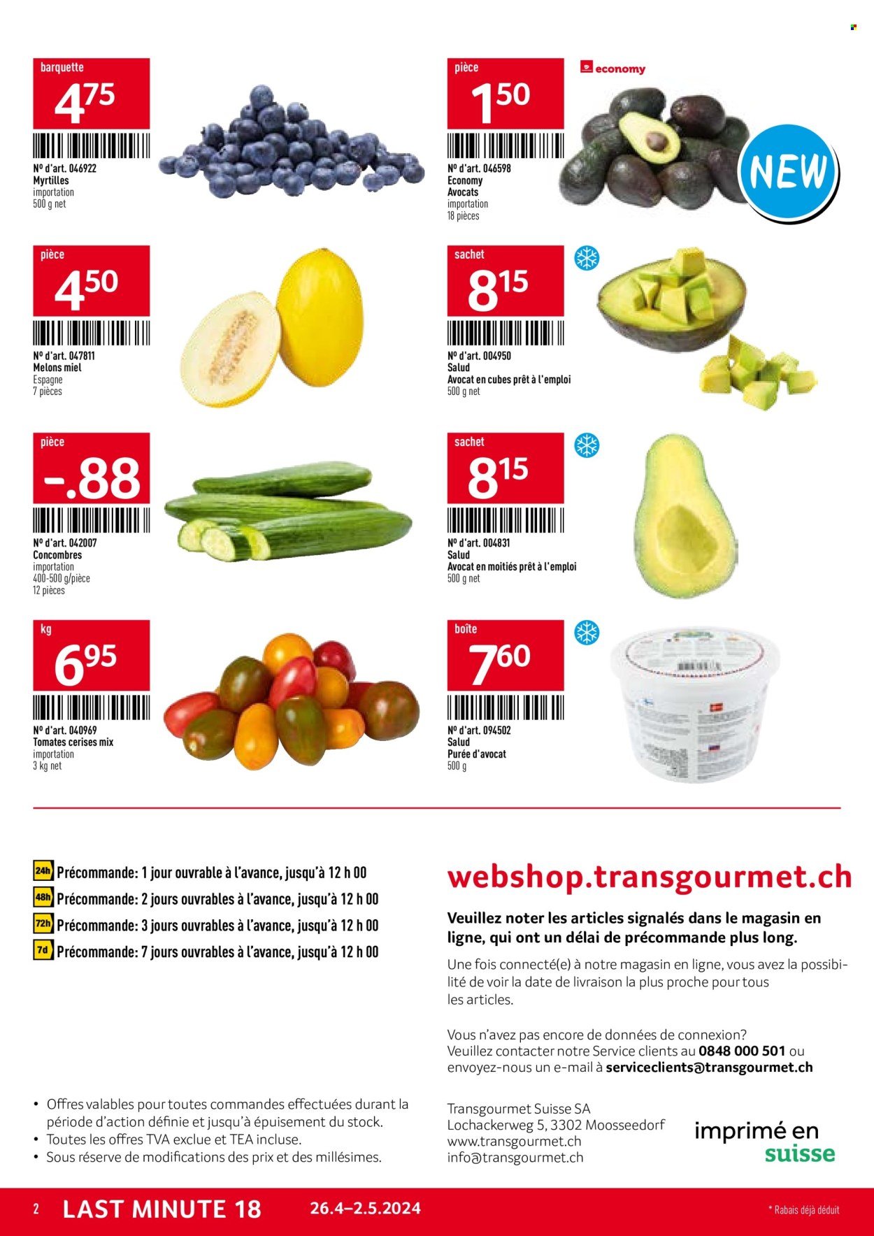 Catalogue TransGourmet - 26.4.2024 - 2.5.2024. Page 2.