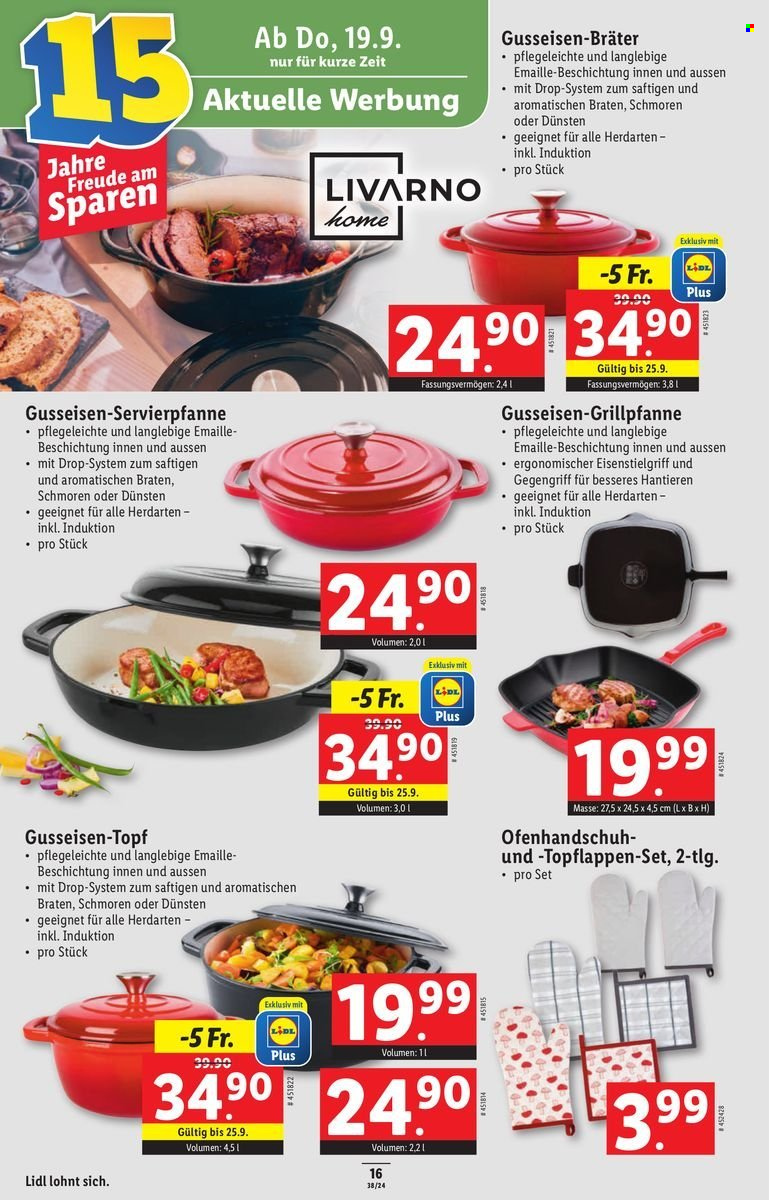 Catalogue Lidl - 19.9.2024 - 25.9.2024. Page 16.