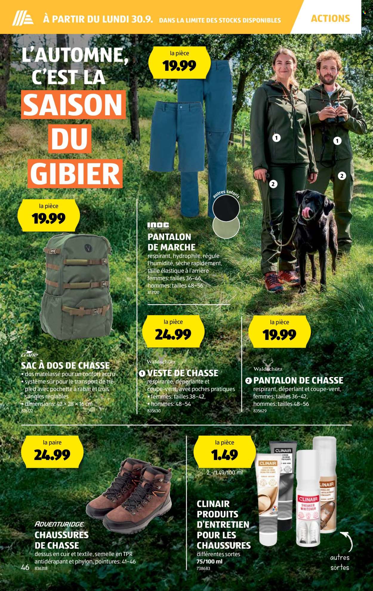 Catalogue Aldi - 26.9.2024 - 2.10.2024. Page 46.