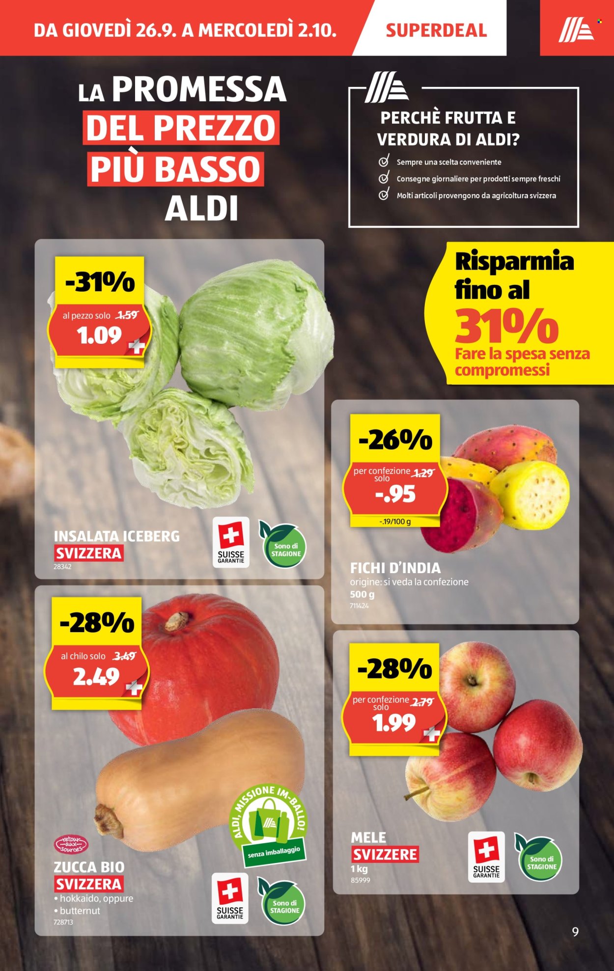 Catalogue Aldi - 26.9.2024 - 2.10.2024. Page 9.