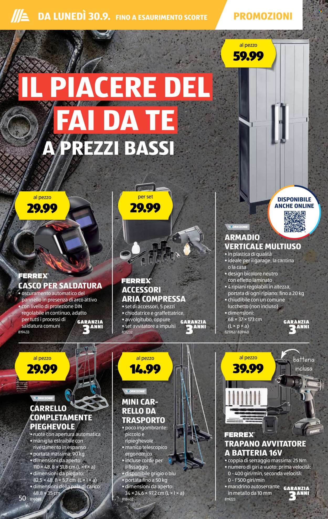 Catalogue Aldi - 26.9.2024 - 2.10.2024. Page 50.