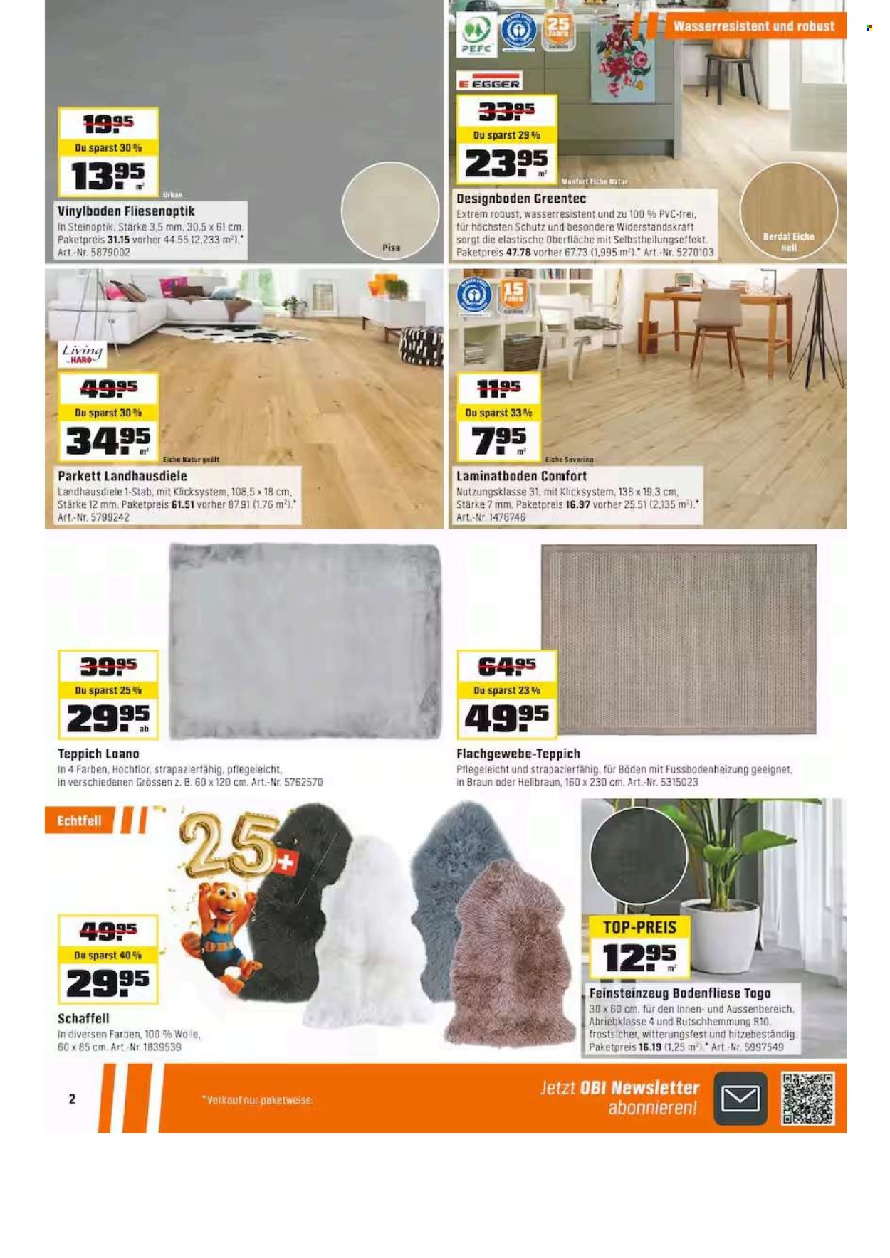 Catalogue OBI - 21.10.2024 - 9.11.2024. Page 2.