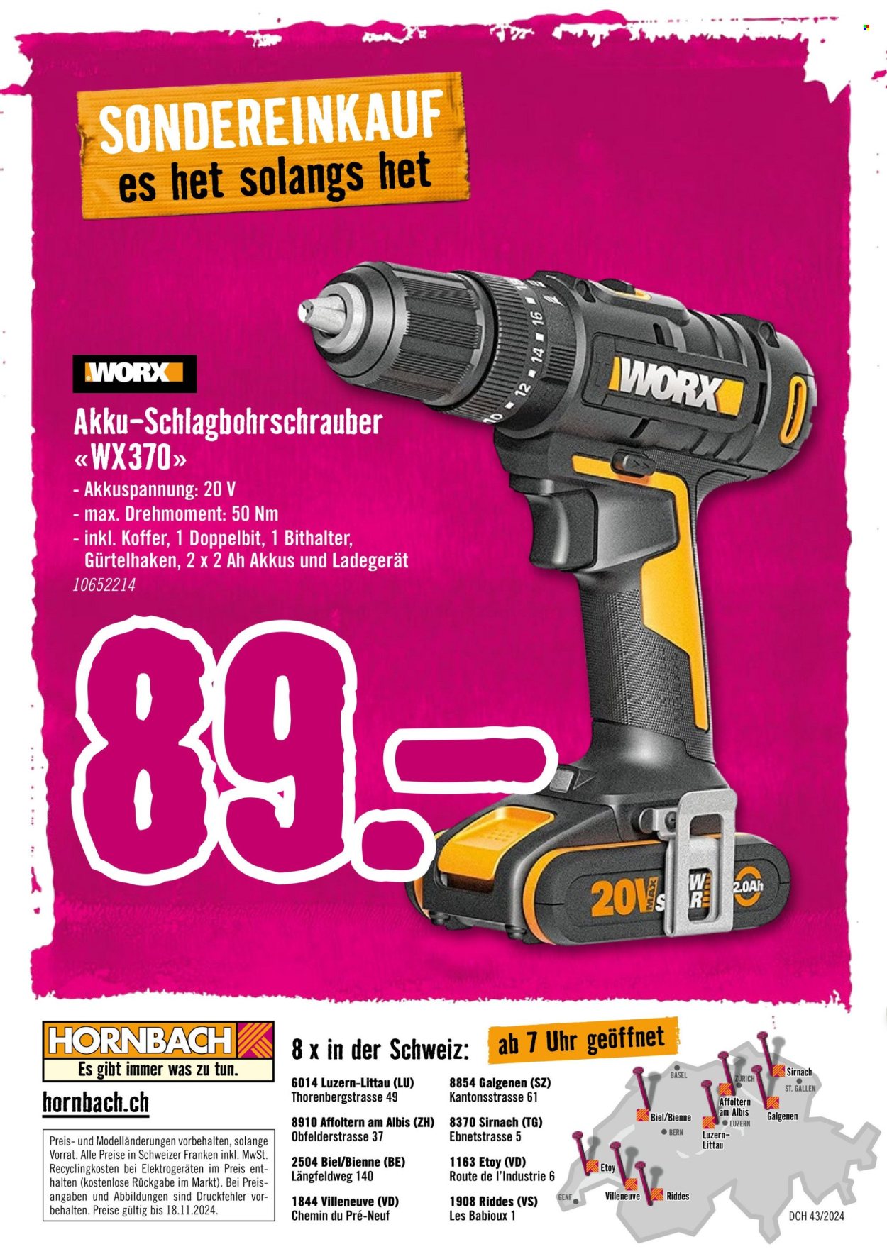 Catalogue Hornbach - 22.10.2024 - 18.11.2024. Page 24.