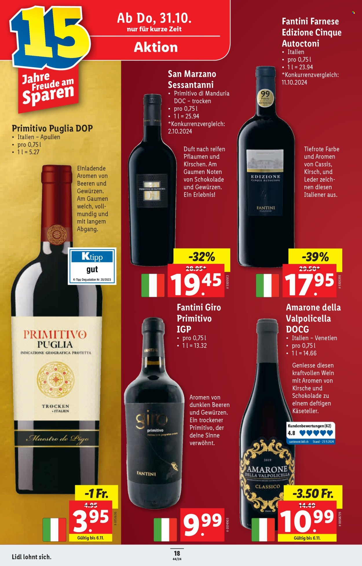 Catalogue Lidl - 31.10.2024 - 6.11.2024. Page 18.