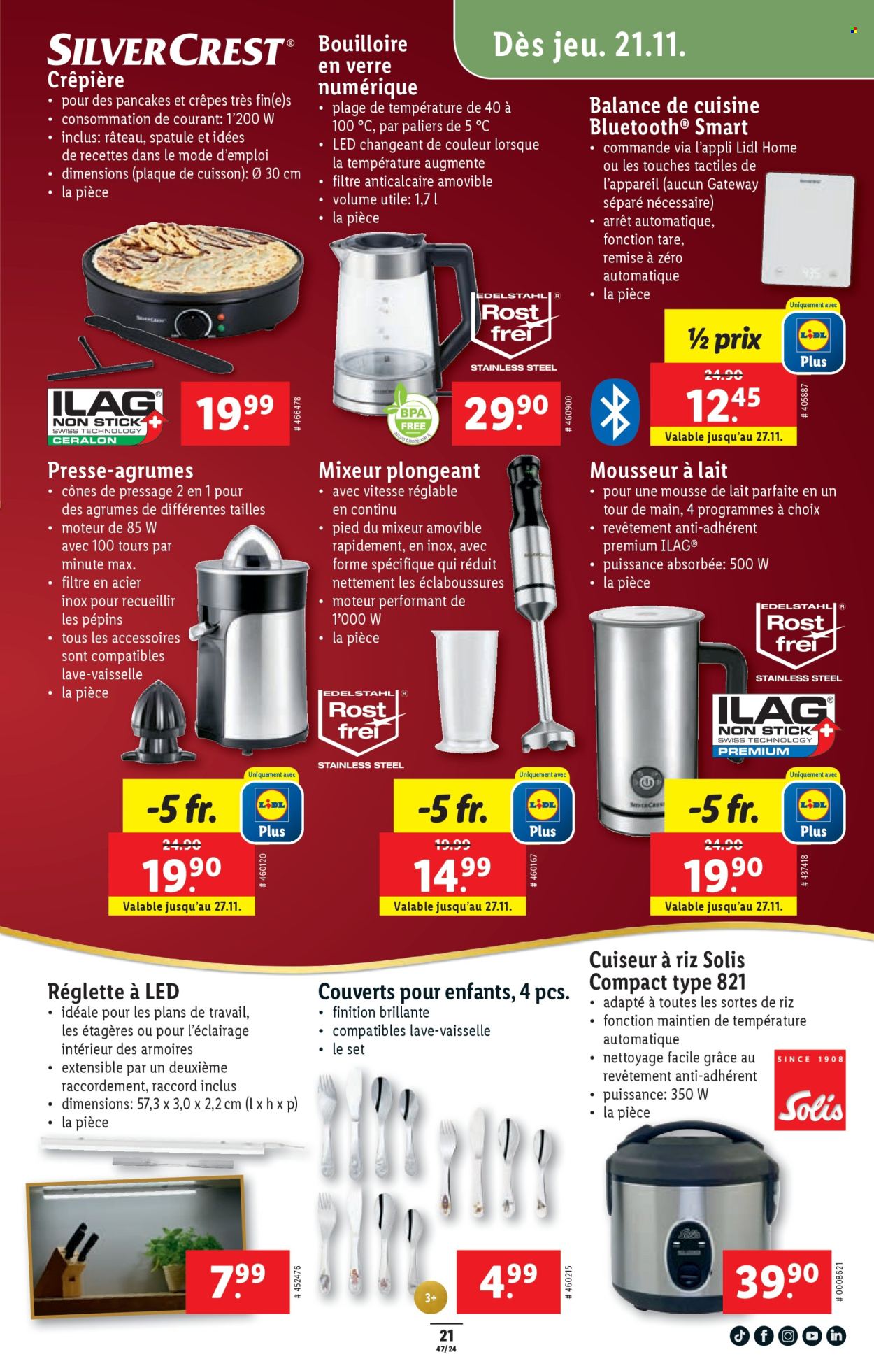 Catalogue Lidl - 21.11.2024 - 27.11.2024. Page 21.