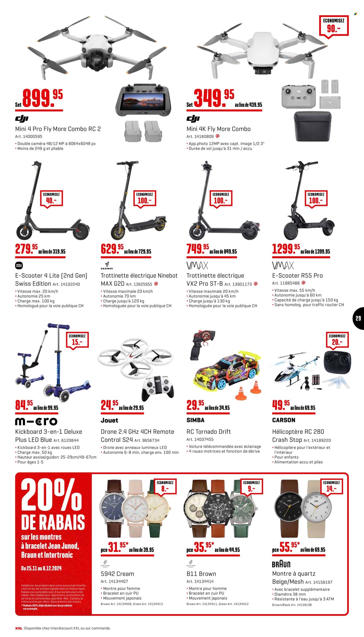 Catalogue Interdiscount - 2.12.2024 - 8.12.2024. Page 29.