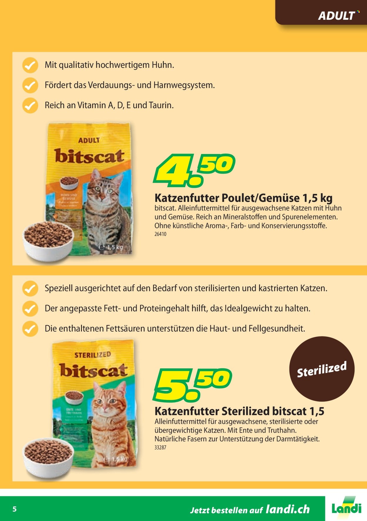 Catalogue Landi. Page 5. Page 5
