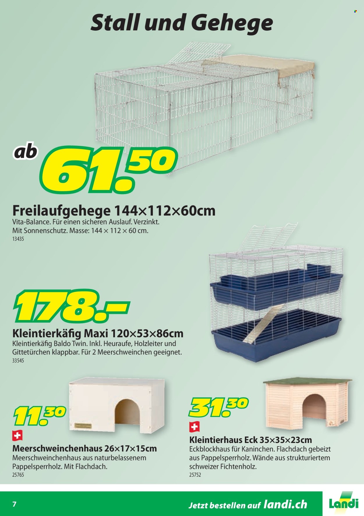 Catalogue Landi. Page 7. Page 7