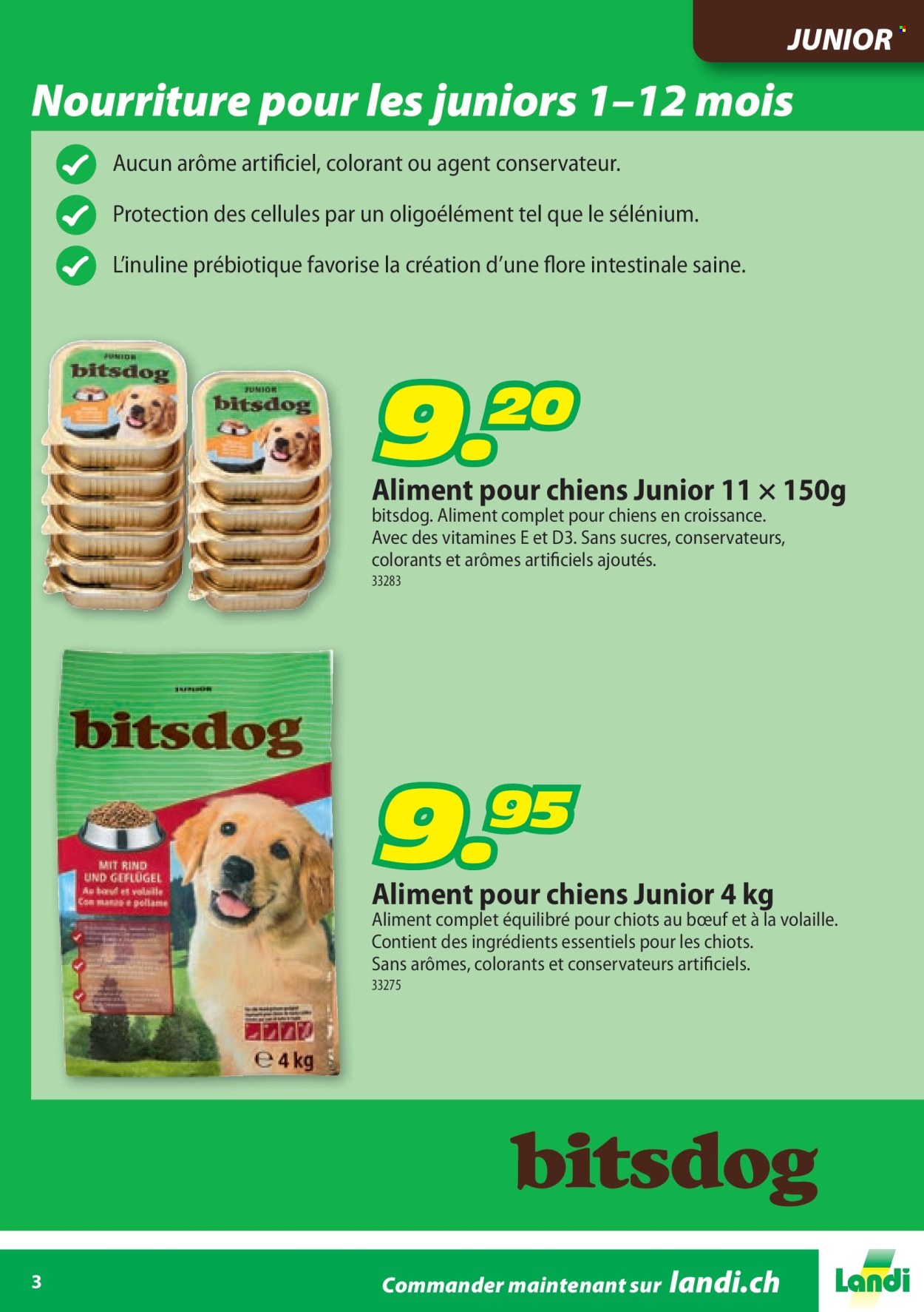 Catalogue Landi. Page 3.