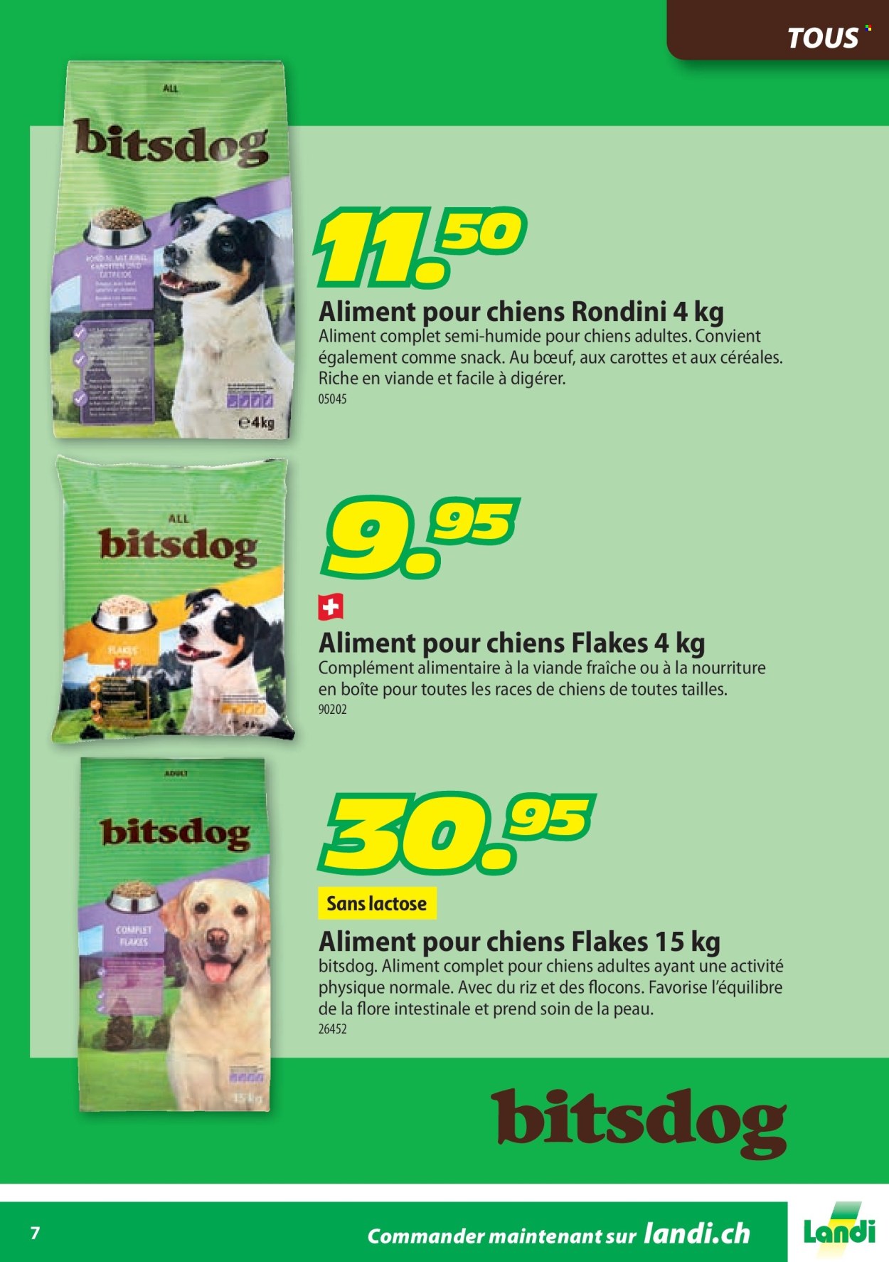 Catalogue Landi. Page 7.