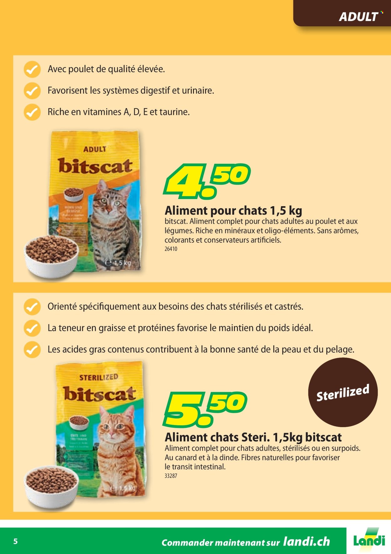 Catalogue Landi. Page 5. Page 5