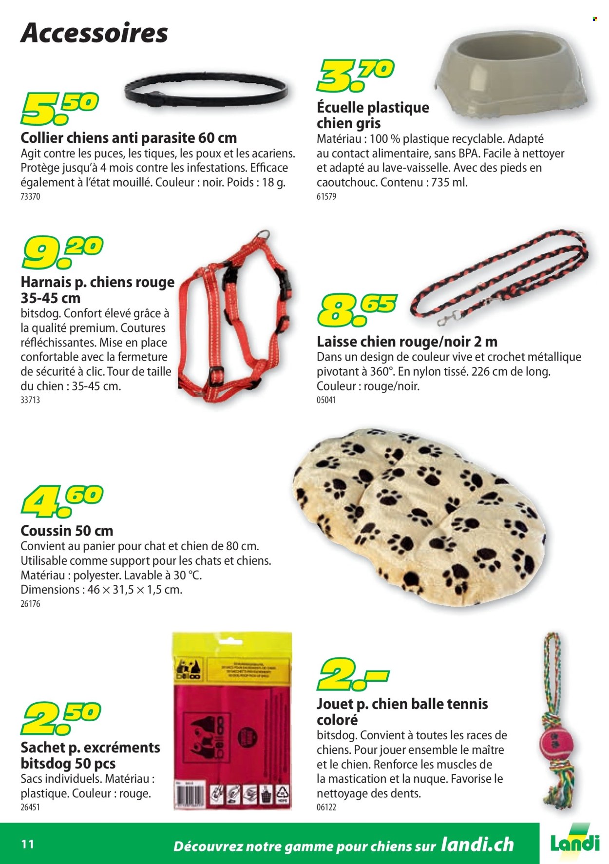 Catalogue Landi. Page 11.