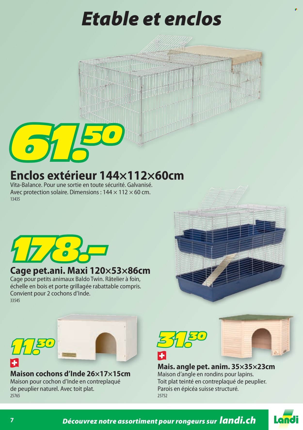 Catalogue Landi. Page 7.