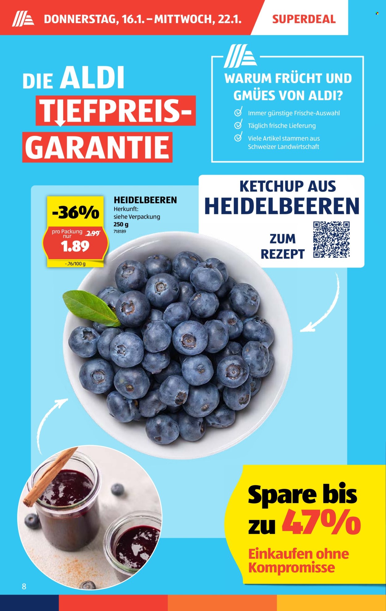 Catalogue Aldi - 16.1.2025 - 22.1.2025. Page 8.