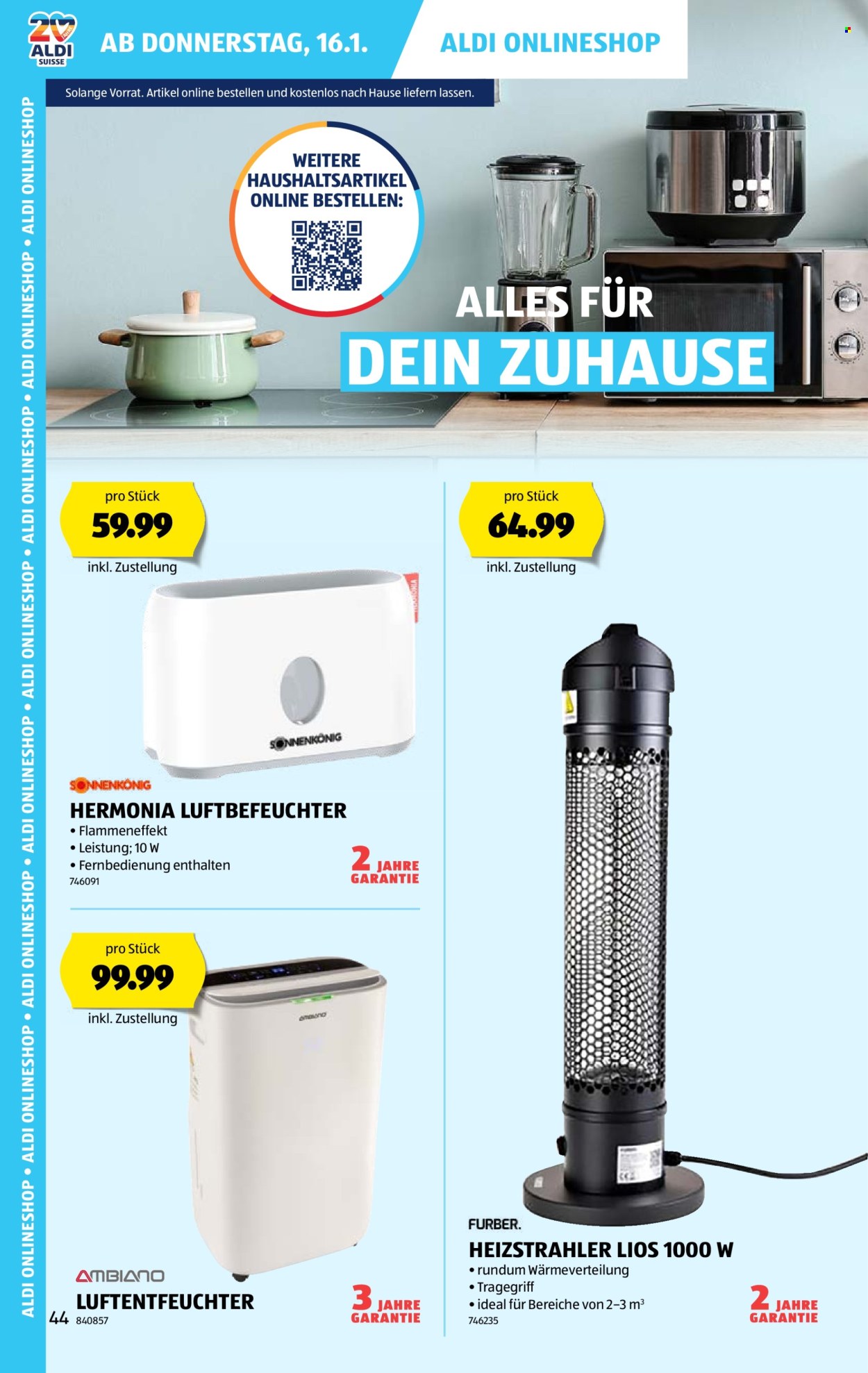 Catalogue Aldi - 16.1.2025 - 22.1.2025. Page 44.